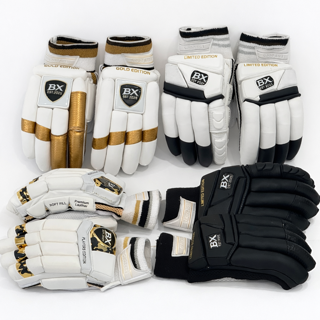 Four different BX gloves