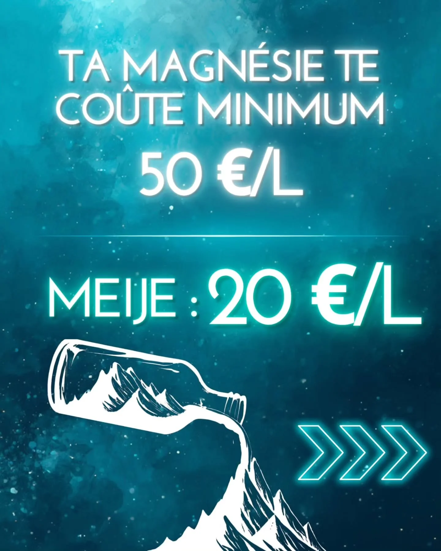 Toi aussi t'en as marre de payer 15&euro; pour un flacon de magn&eacute;sie qui dure 3 semaines et qui n'a rien de sp&eacute;cial &agrave; part cette odeur d'isopropanol ? 

Si tu grimpes souvent, ta magn&eacute;sie te co&ucirc;te environ 250&euro;/a