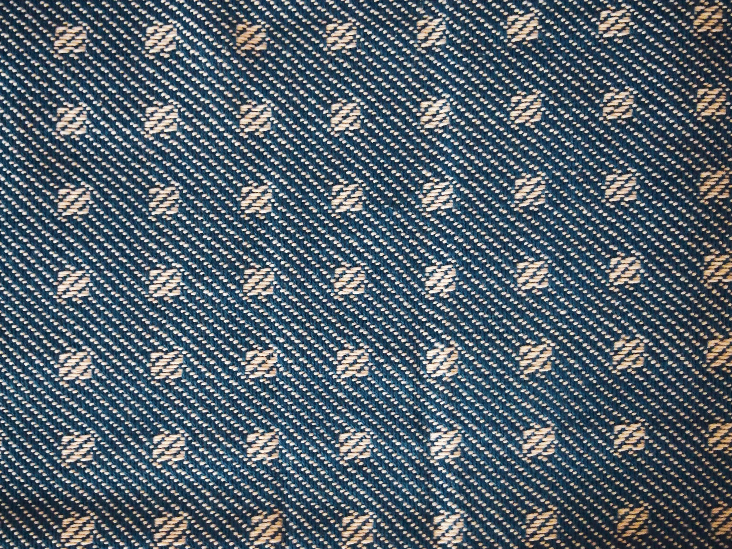 48) Weaving Point Blue & White Check.JPG