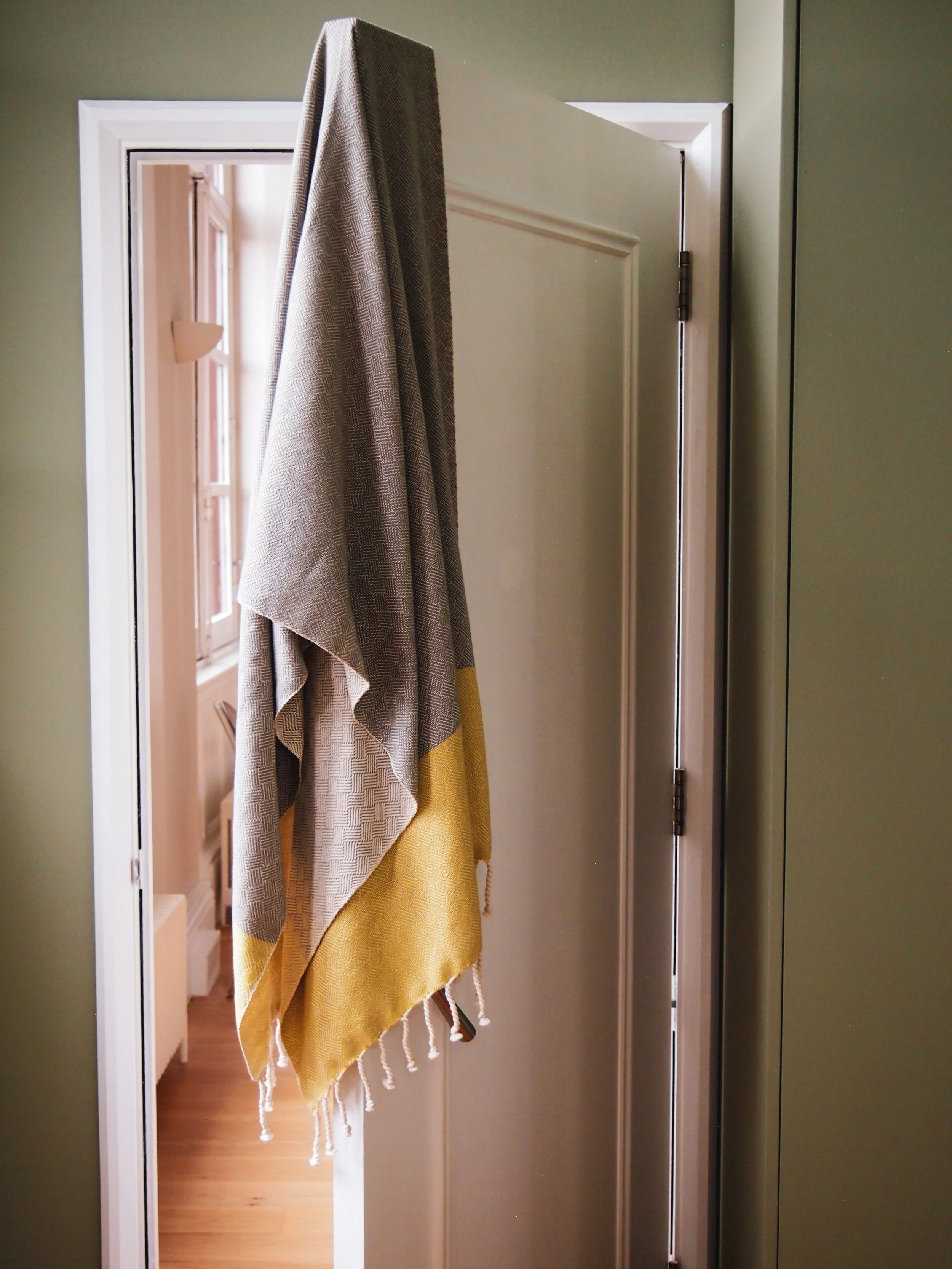 17) Yellow & Grey Towel.JPG