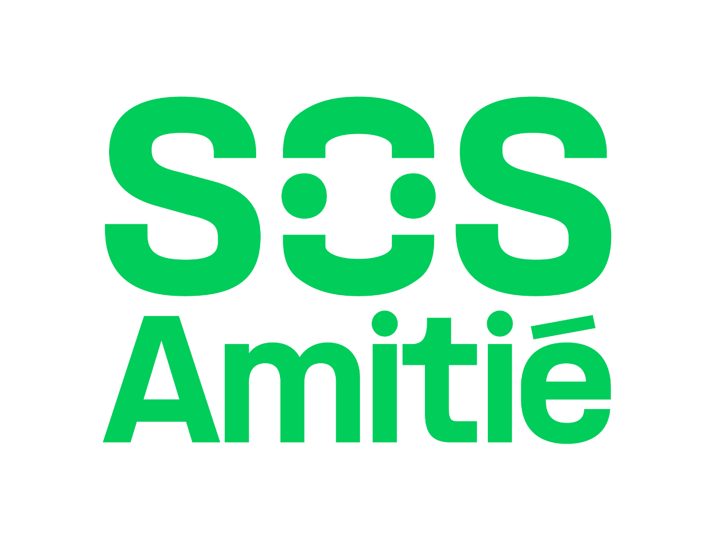 Texte en vert avec le mot 'SIS' en haut et 'Amitié' en dessous, sur fond noir.