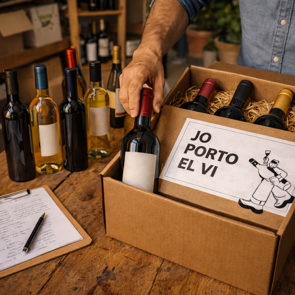 Jo Porto el Vi - Caixa personalitzada