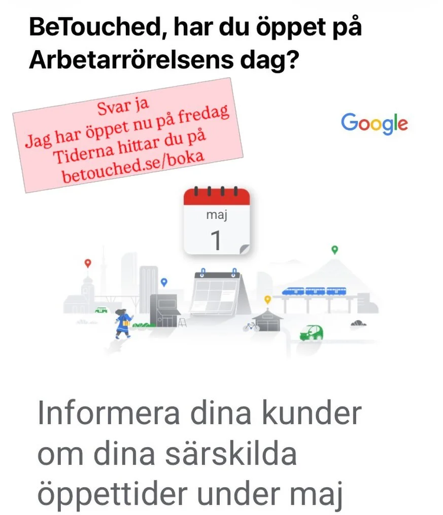 Ja! Jag har &ouml;ppet nu p&aring; fredag, kanske &auml;r du ledig? 
I s&aring; fall &auml;r du varmt v&auml;lkommen till mig &hearts;️