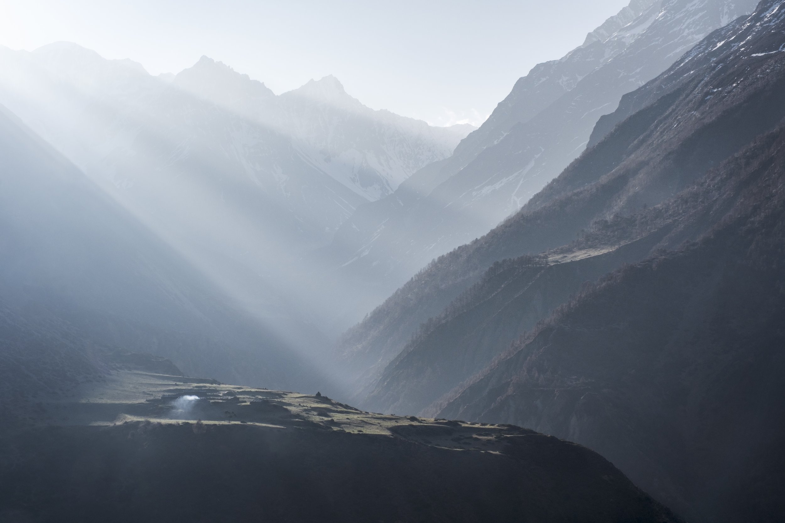 Tsum Valley landscape in the Himalayas photographed by Steve Fagan
