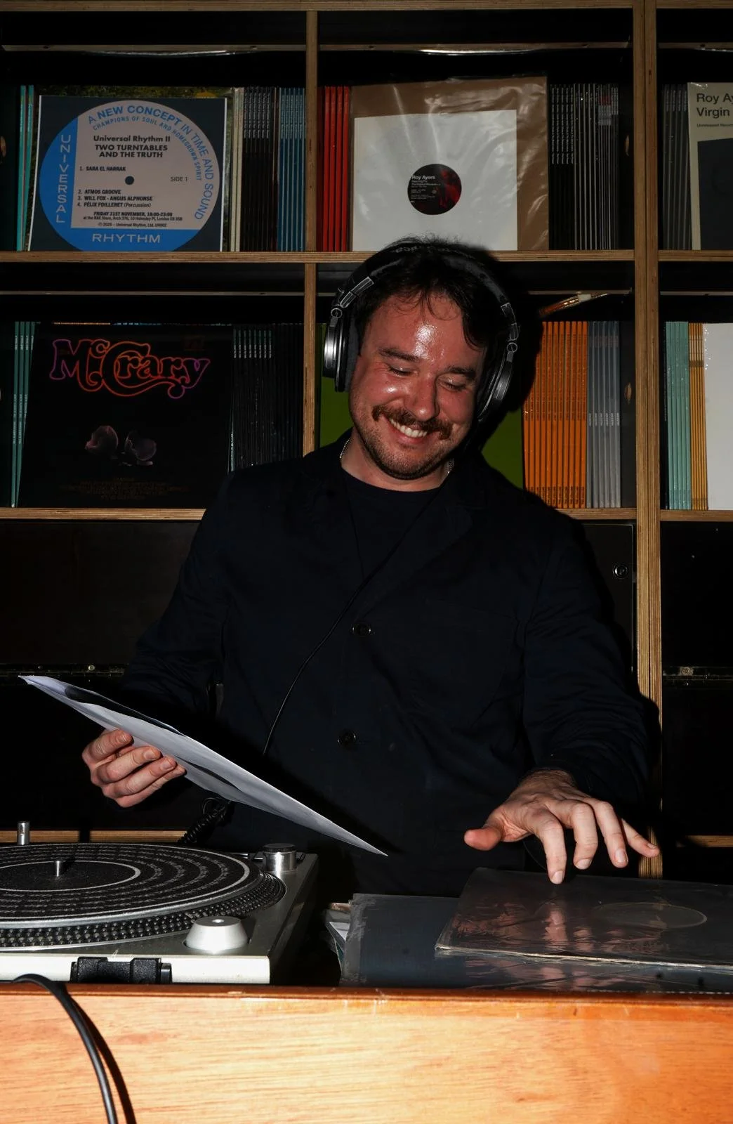 Will Fox DJ performing a vinyl set in London – House of Fun DJs roster artist 🎧