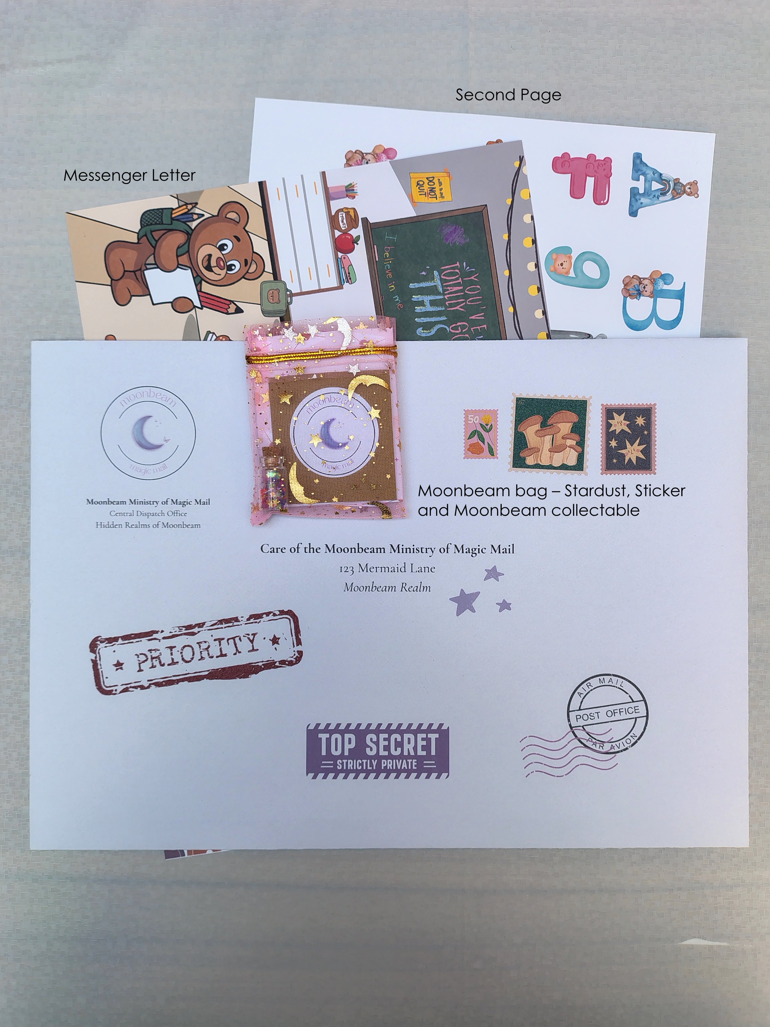 Honey the Teddy Bear - Confidence Letter