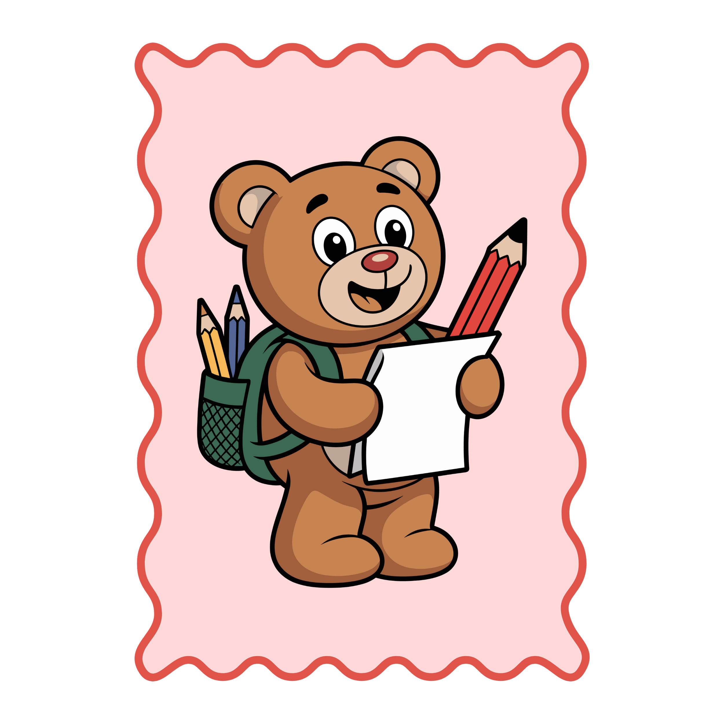 teddy bear letters for kids – Moonbeam Magic Mail