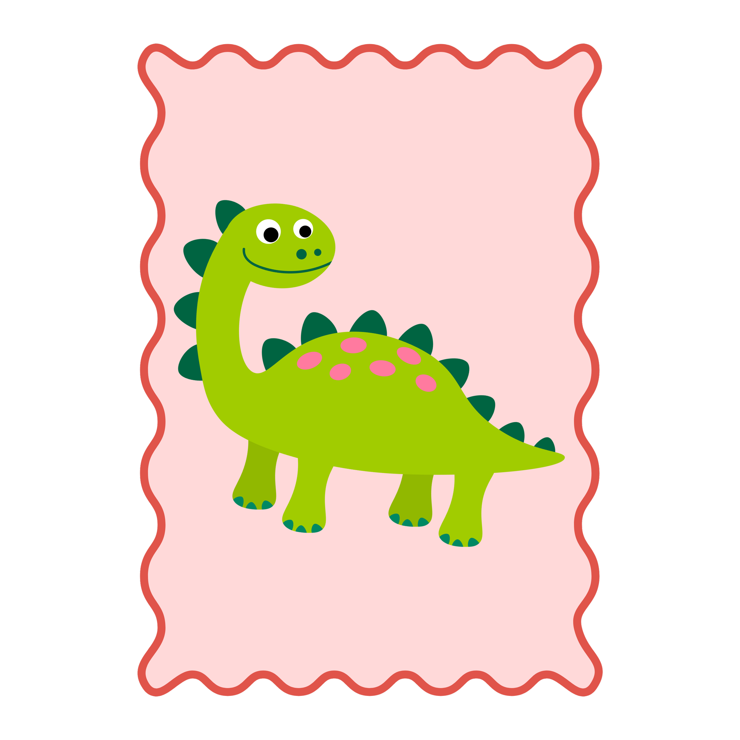 dinosaur letters for kids – Moonbeam Magic Mail