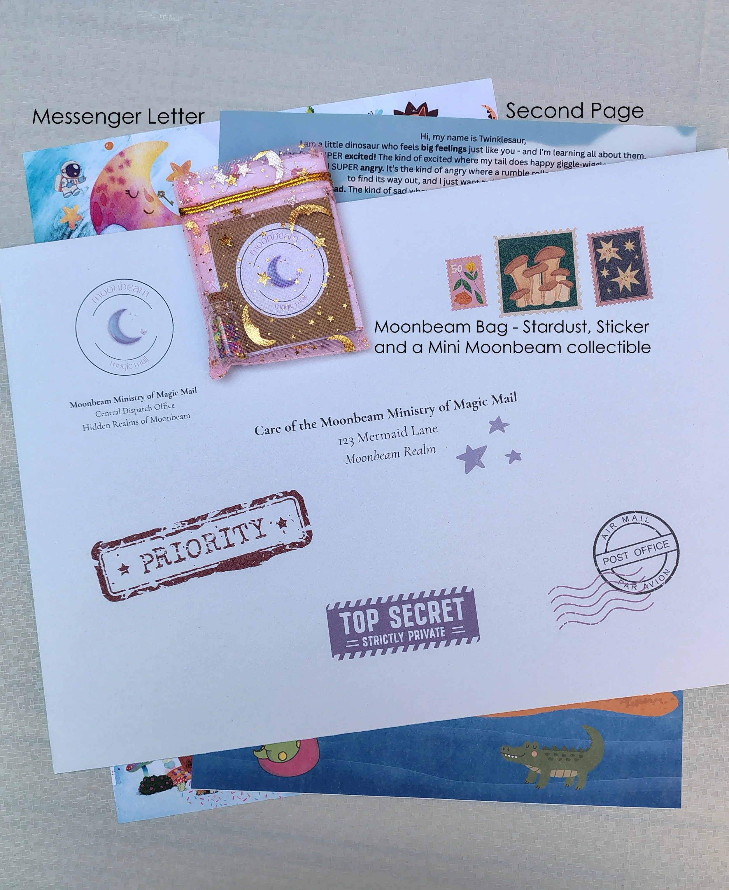 Twinklesaur the Dinosaur - Calm Letter