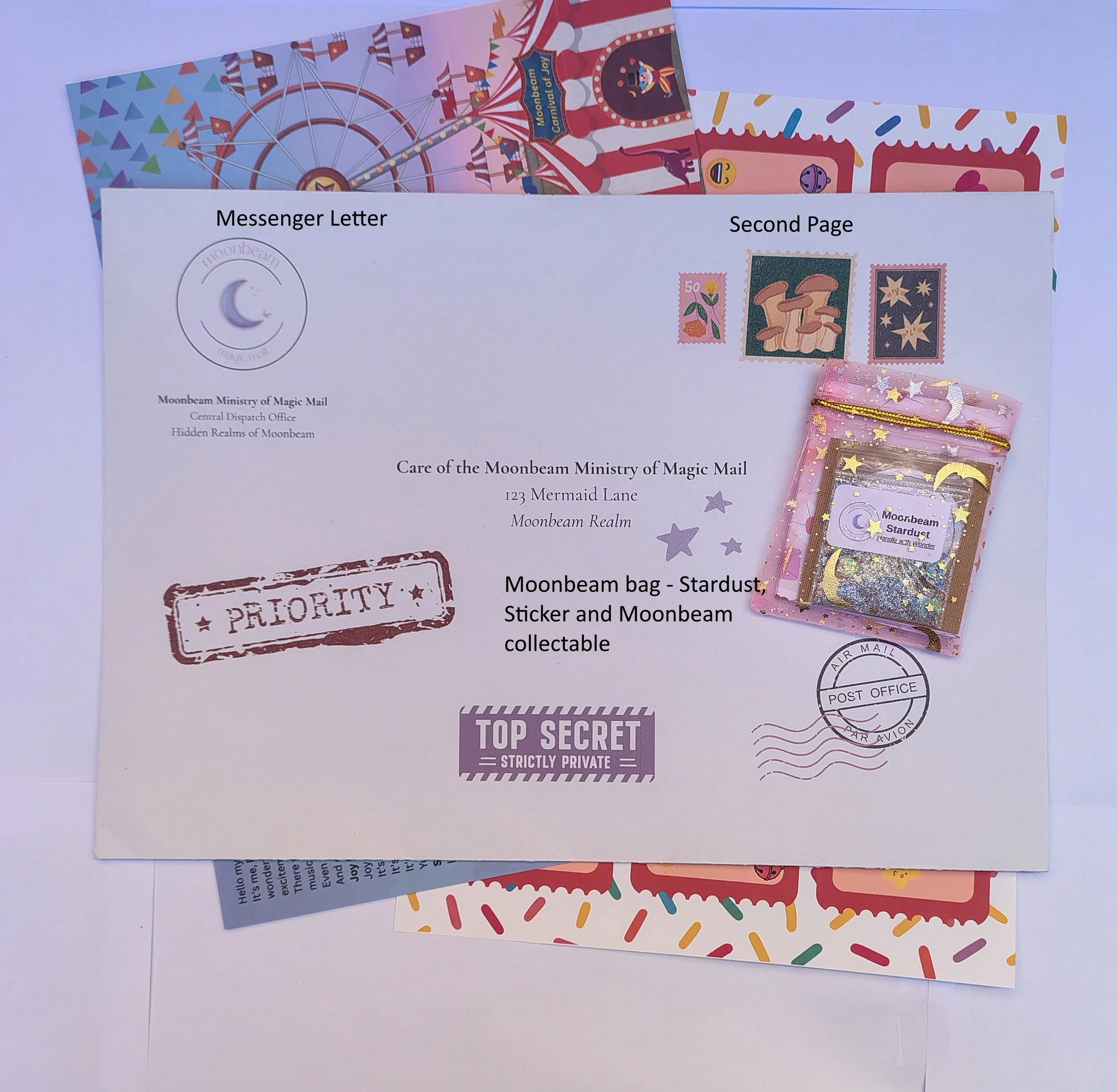 Fairy Floss the Dinosaur - Joy Letter