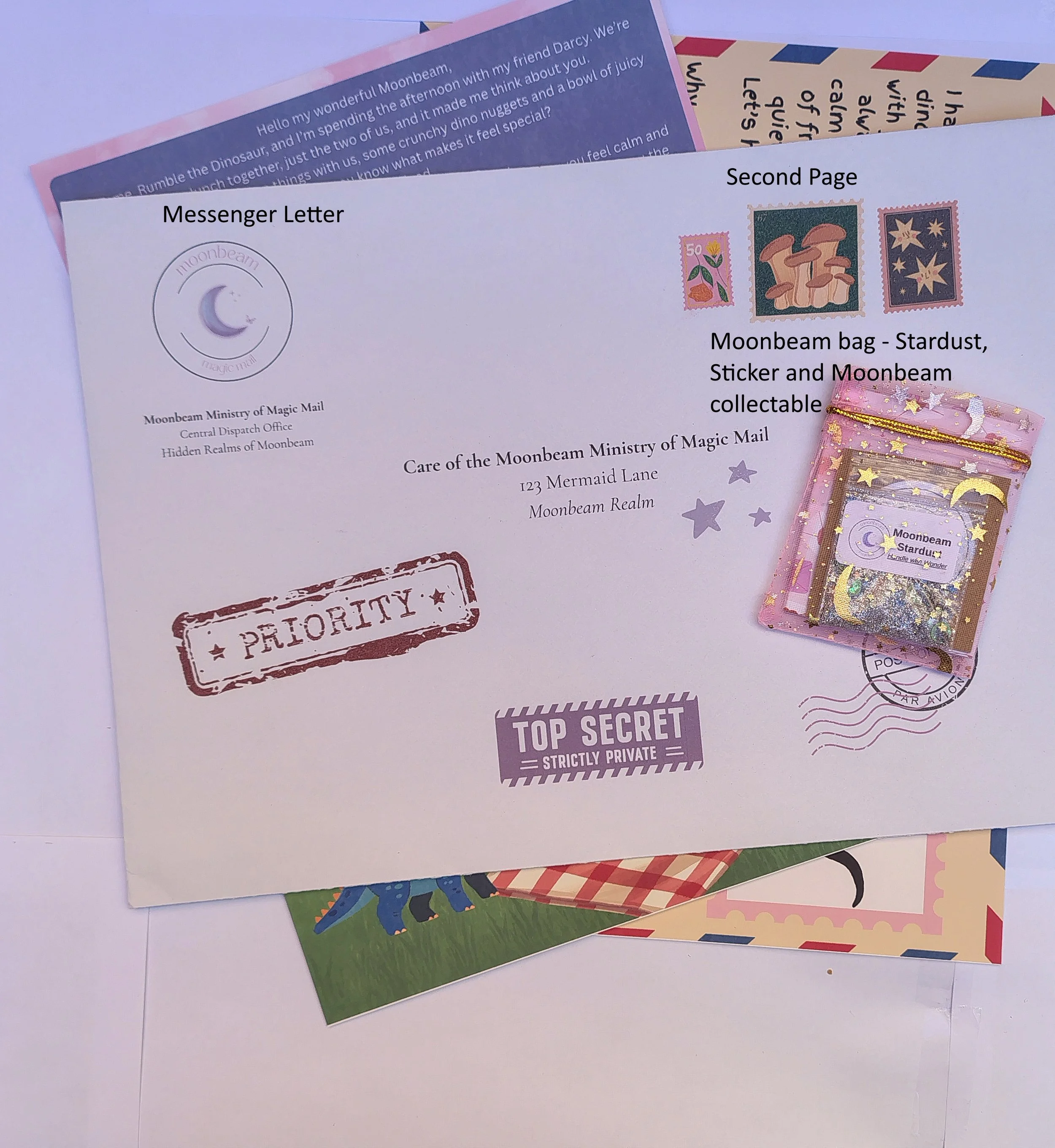 Rumble the Dinosaur - Friendship Letter