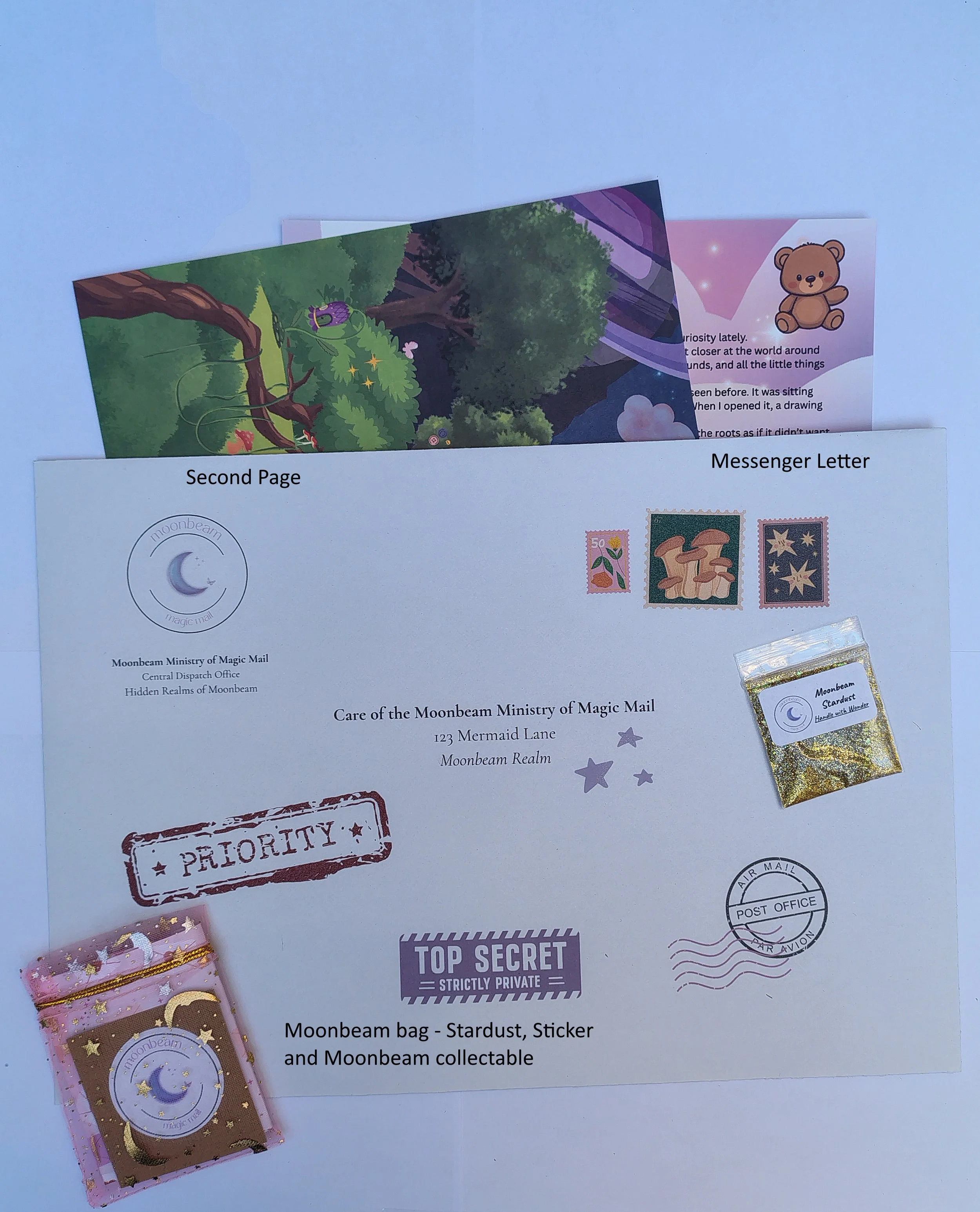 Gumnut the Teddy Bear - Curiosity Letter