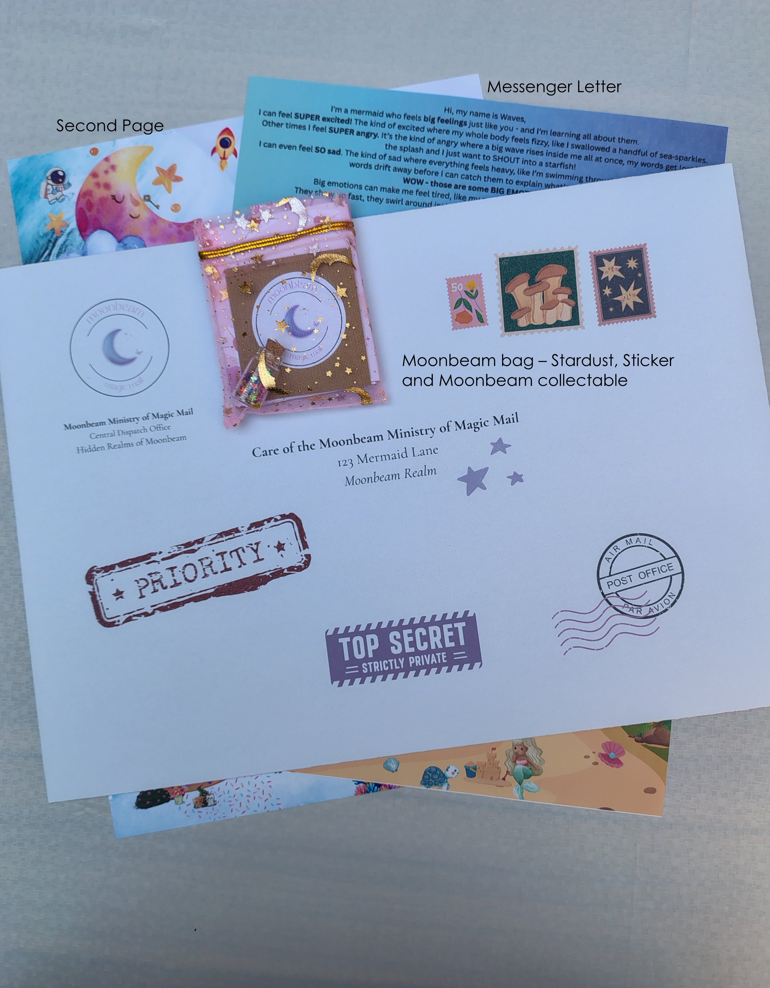 Waves the Mermaid - Calm Letter