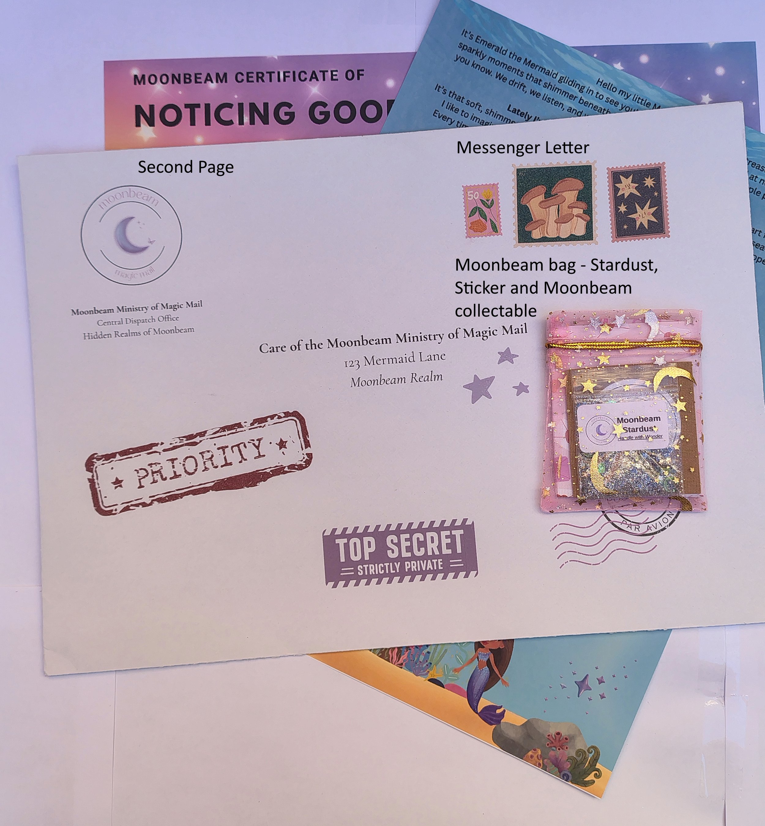 Emerald the Mermaid - Gratitude Letter