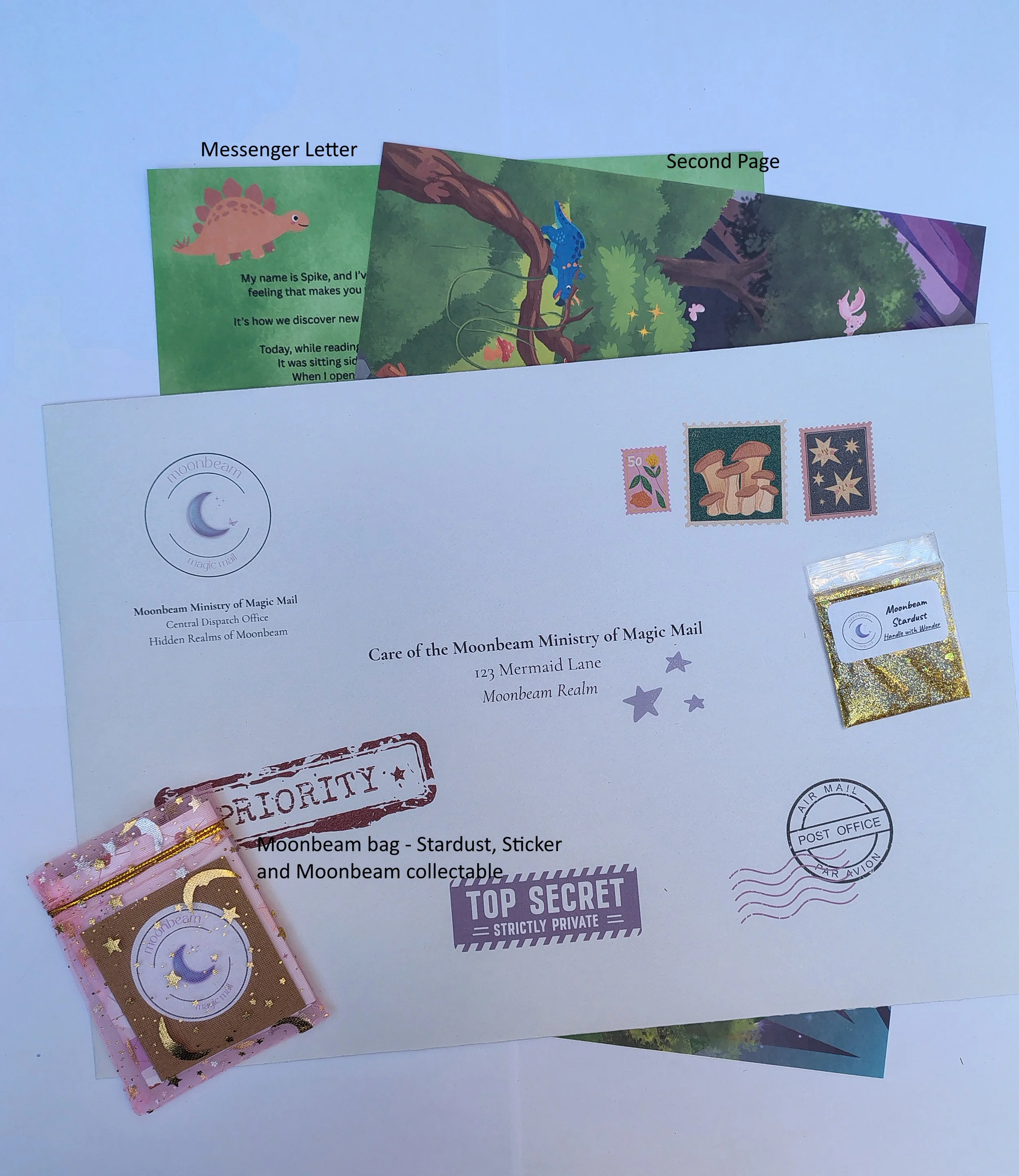 Spike the Dinosaur - Curiosity Letter