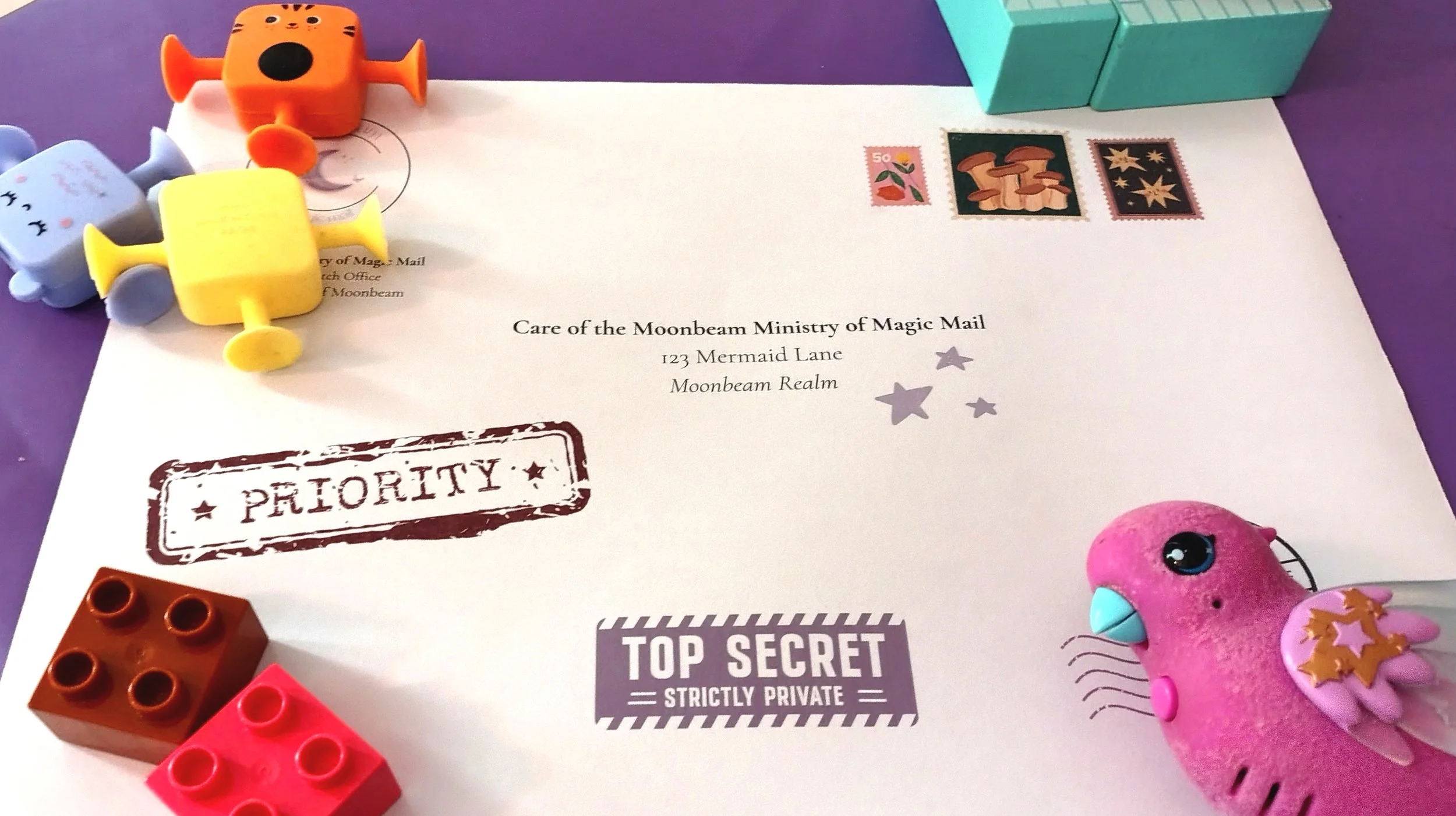 magical letters for kids aged 3–10 with fairies, mermaids, dinosaurs and teddy bears – Moonbeam Magic Mail