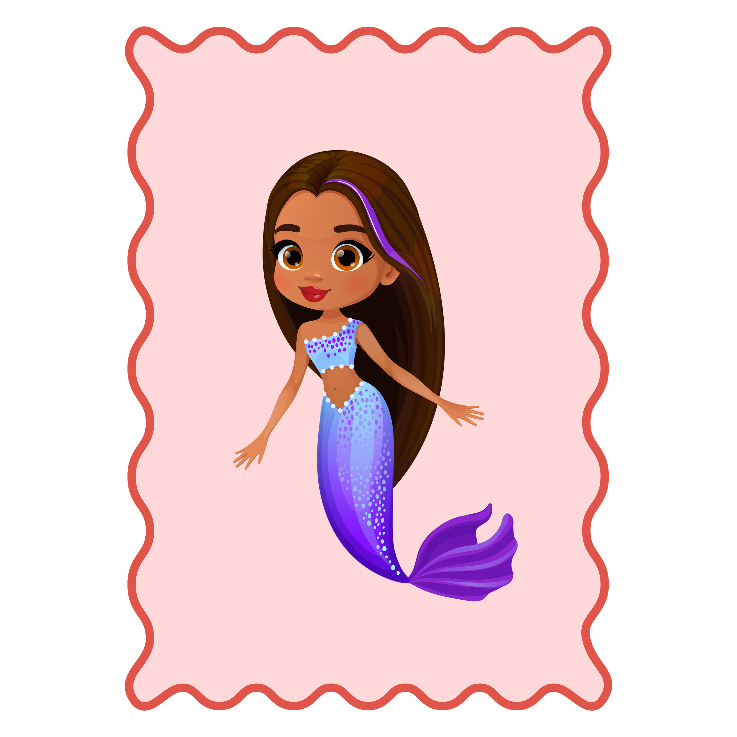 mermaid letters for kids – Moonbeam Magic Mail
