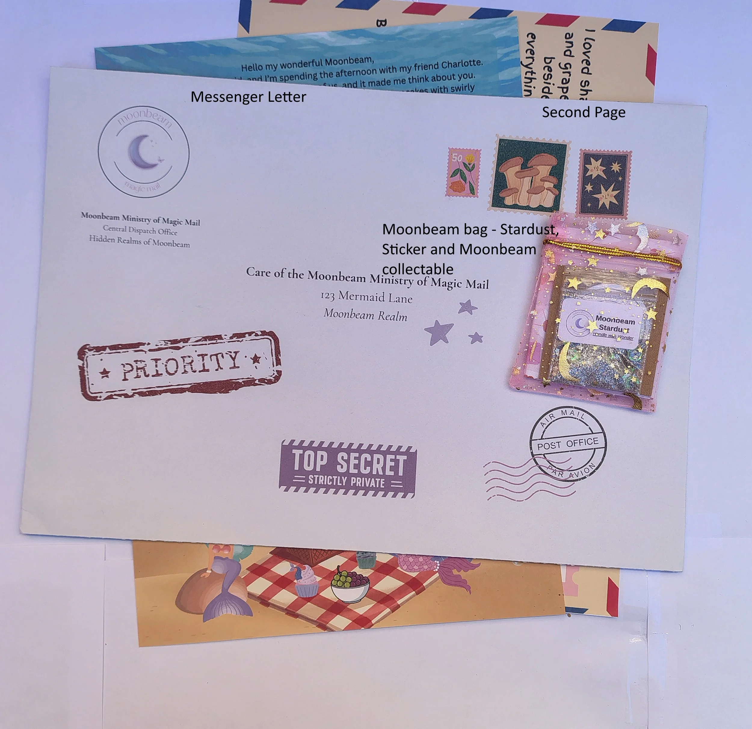 Ruby the Mermaid - Friendship Letter