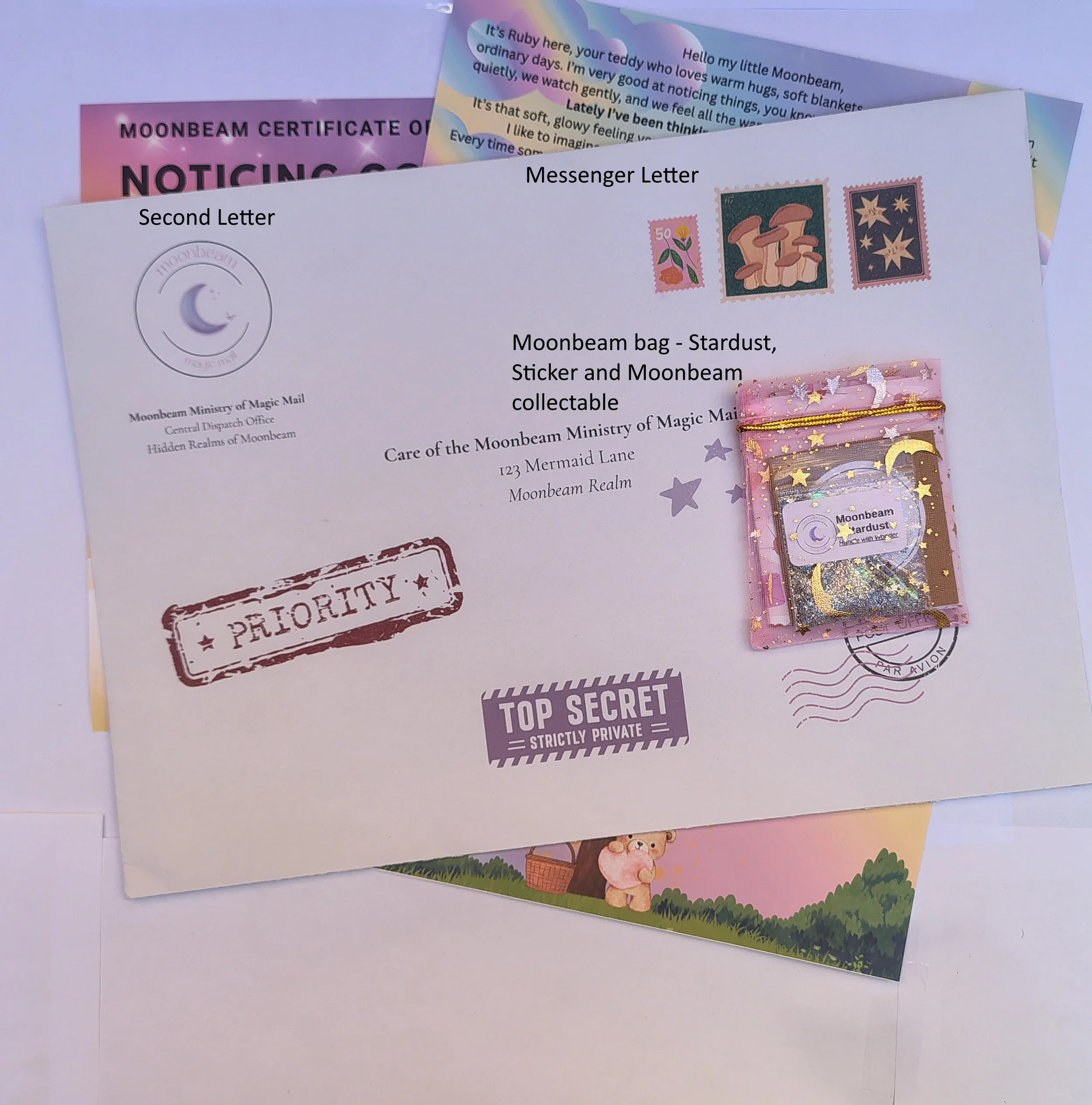 Ruby the Teddy Bear - Gratitude Letter