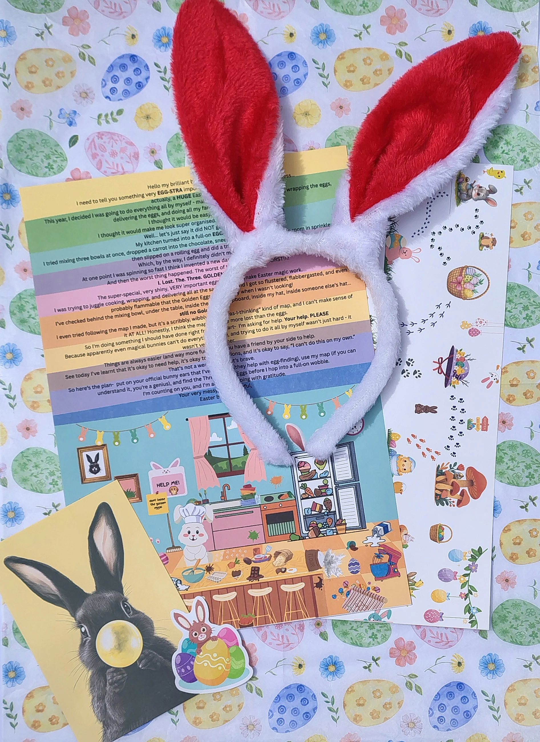The Cheeky Easter Bunny Letter