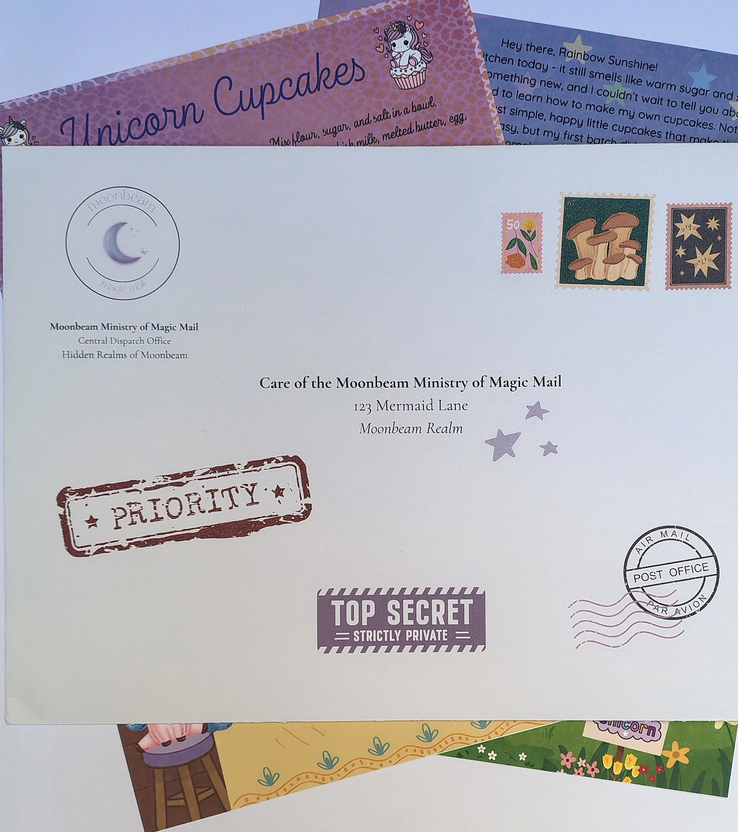 Unicorn Letter - Try, Shine, Repeat