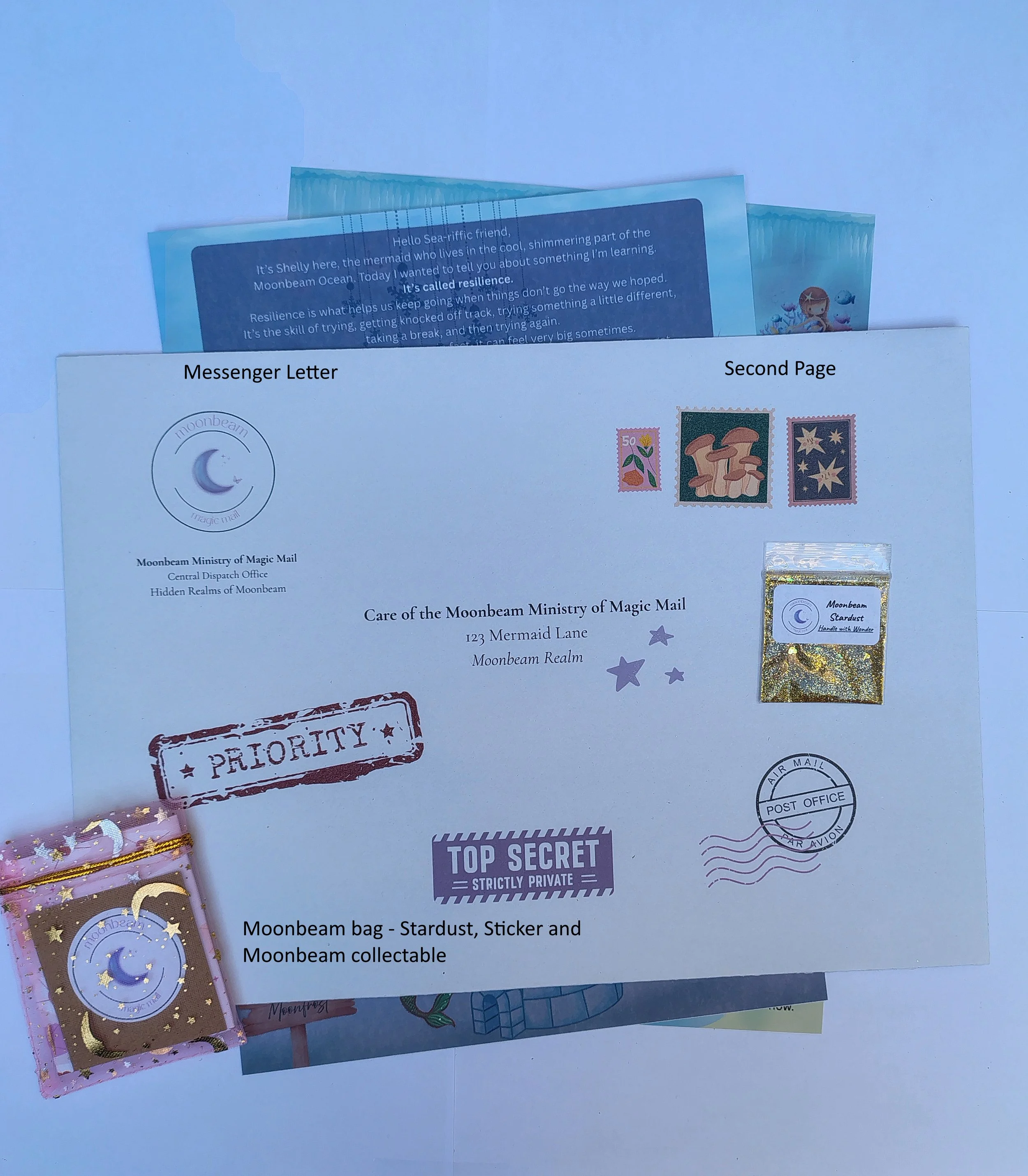 Shelly the Mermaid - Resilience Letter