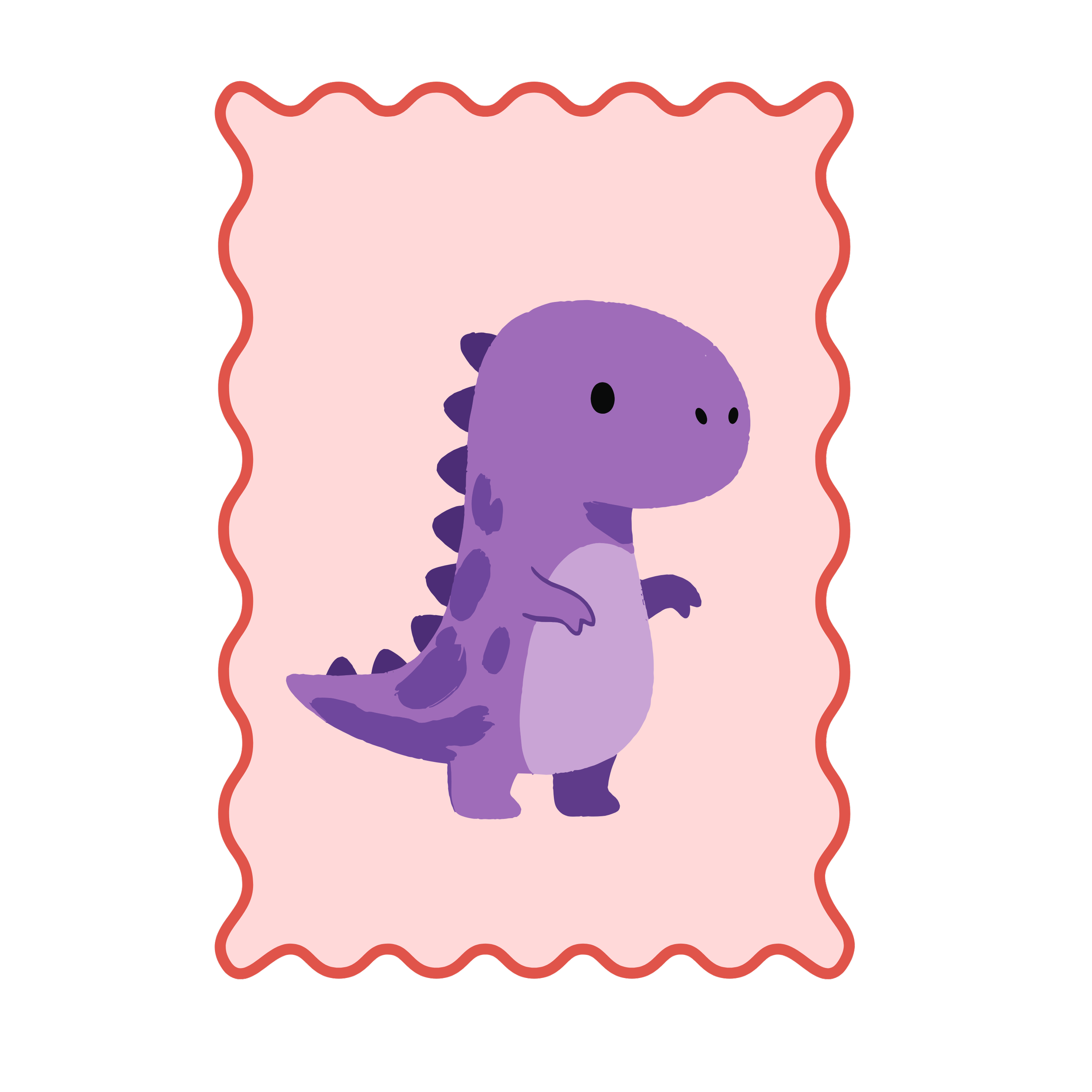 dinosaur letters for kids – Moonbeam Magic Mail