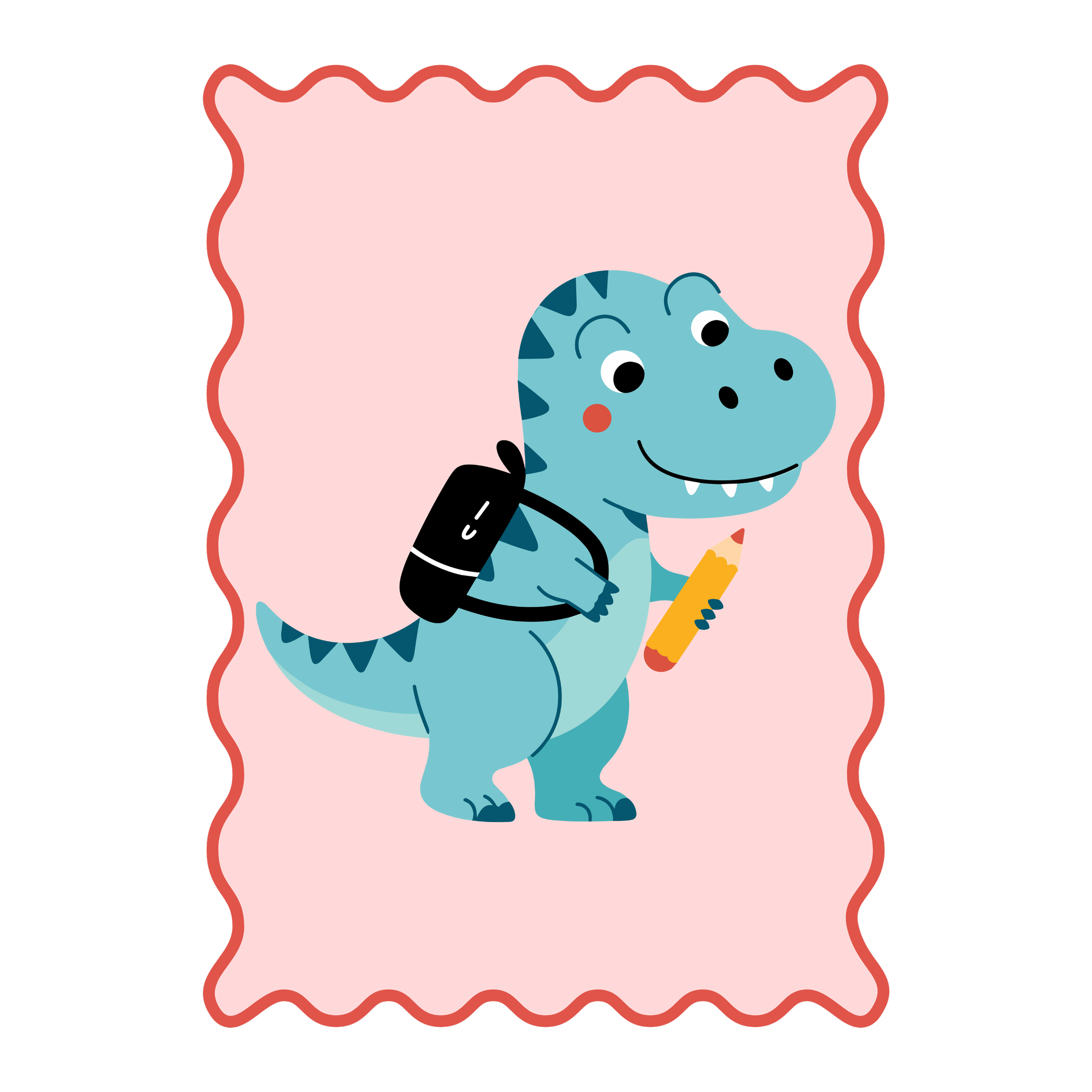 dinosaur letters for kids – Moonbeam Magic Mail