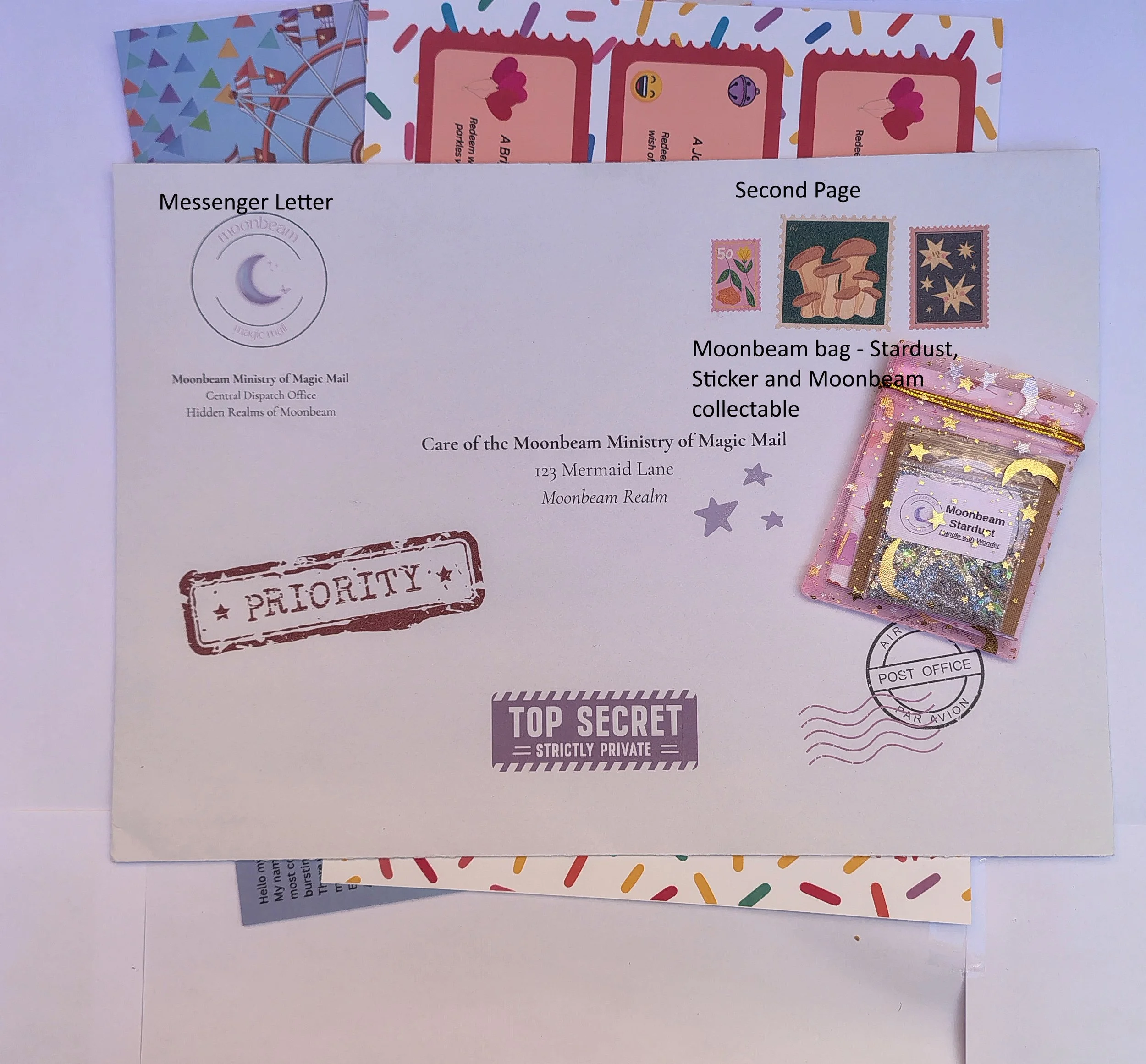 Cotton Candy the Mermaid - Joy Letter