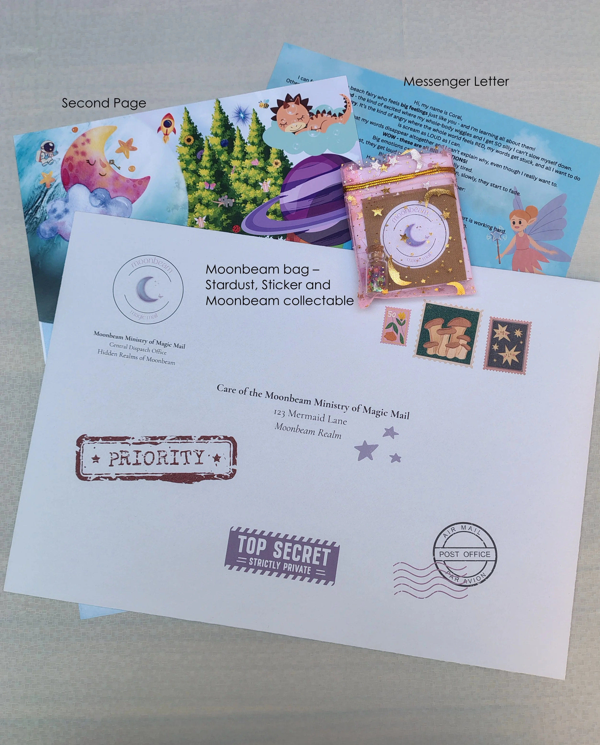 Coral the Fairy - Calm Letter