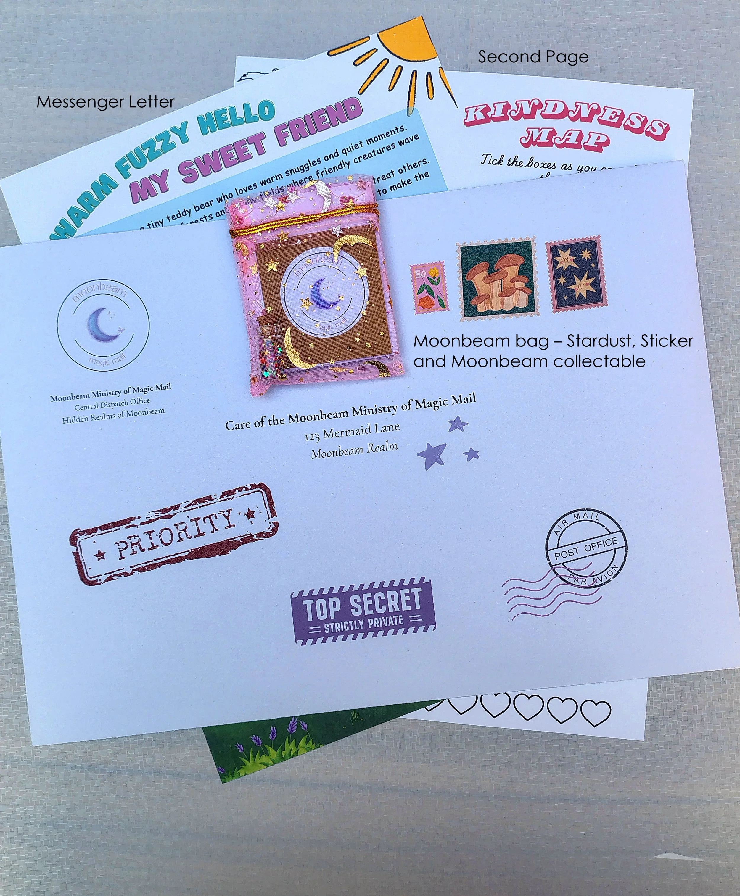 Cuddles the Teddy Bear - Kindness Letter