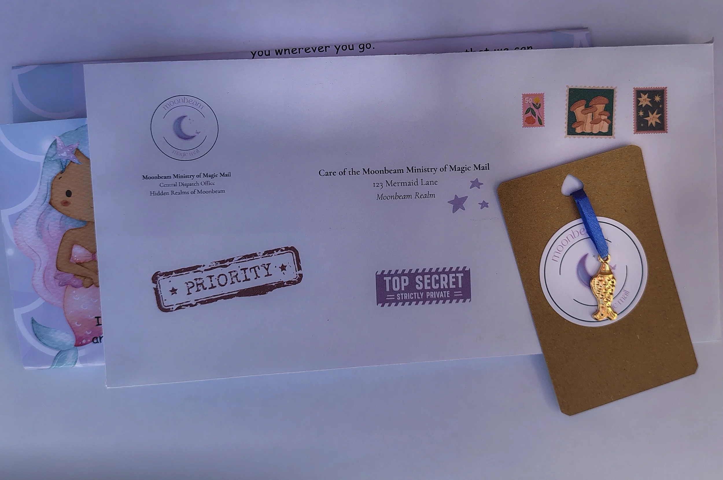 Mini Moonbeam - Mermaid Courage Letter