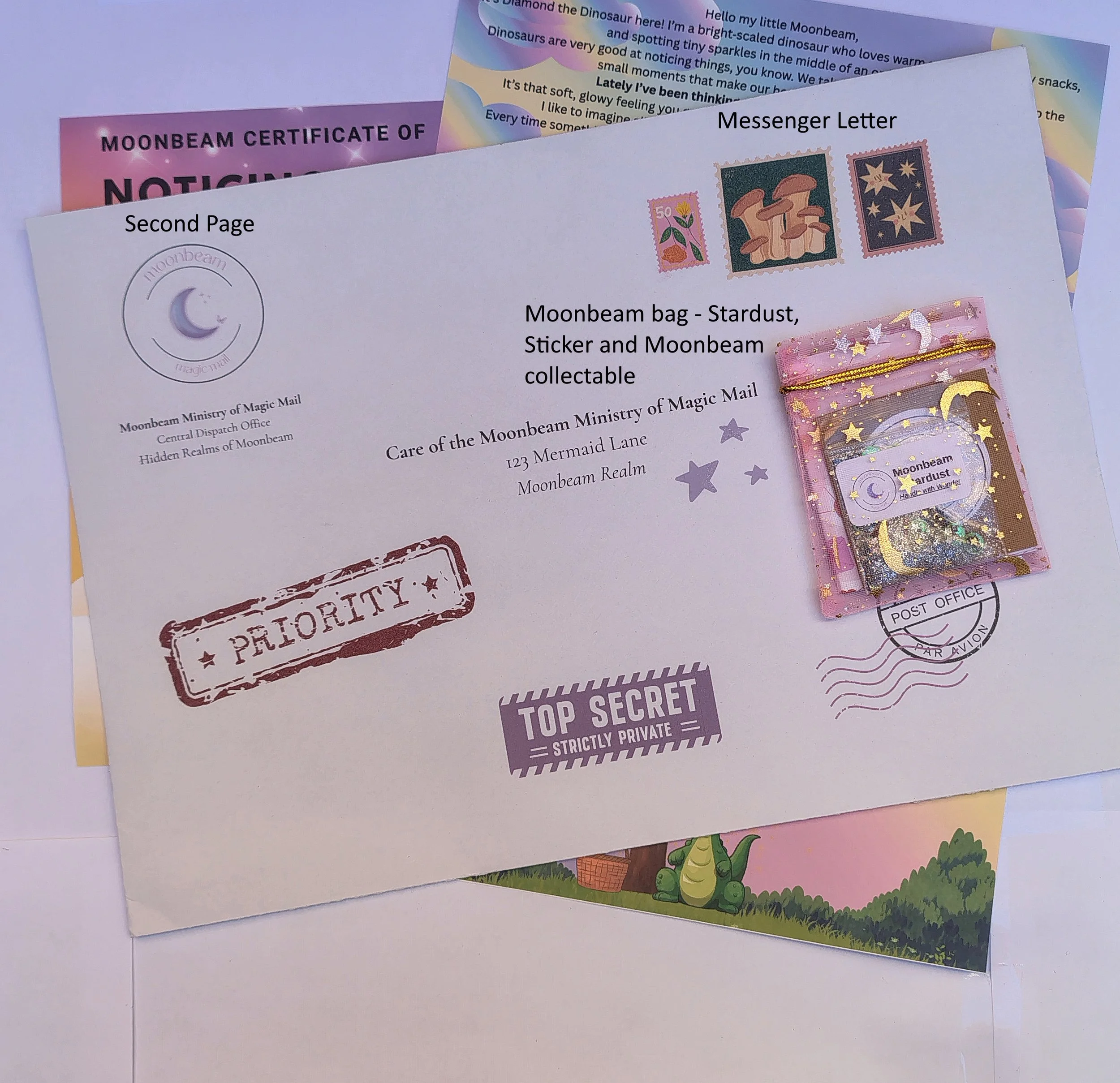 Diamond the Dinosaur - Gratitude Letter