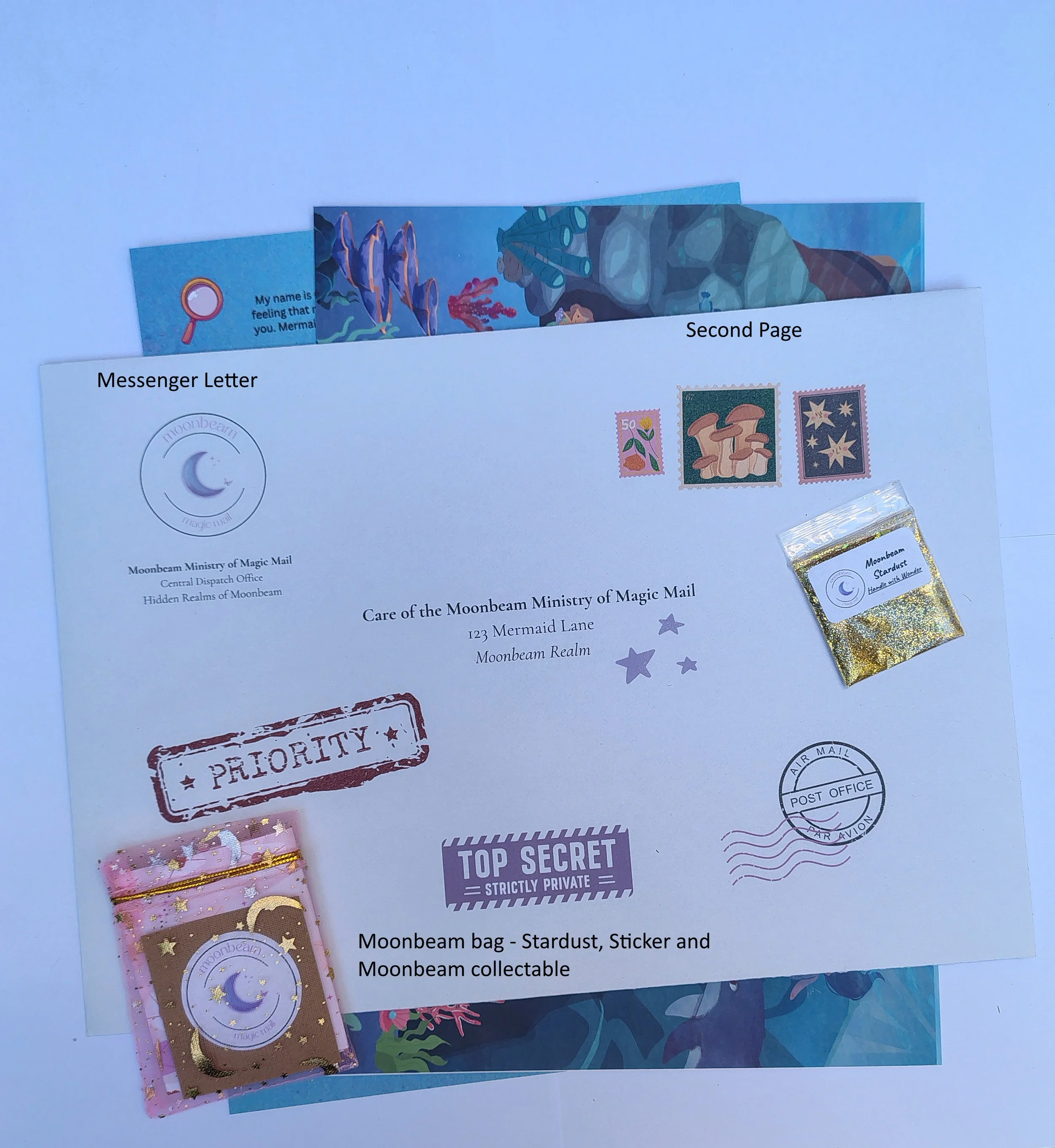 Ocean the Mermaid - Curiosity Letter