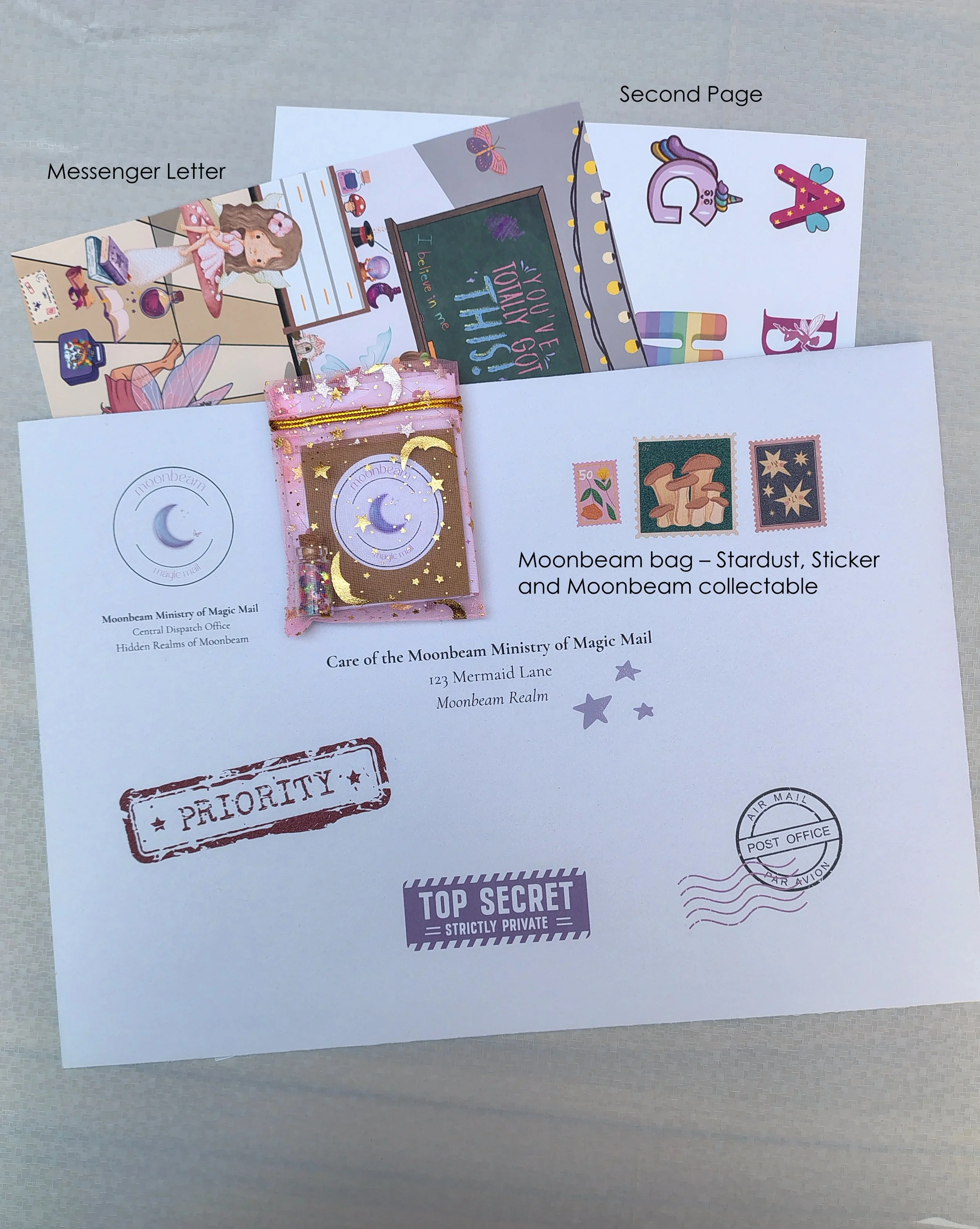 Sprinkles the Fairy - Confidence Letter