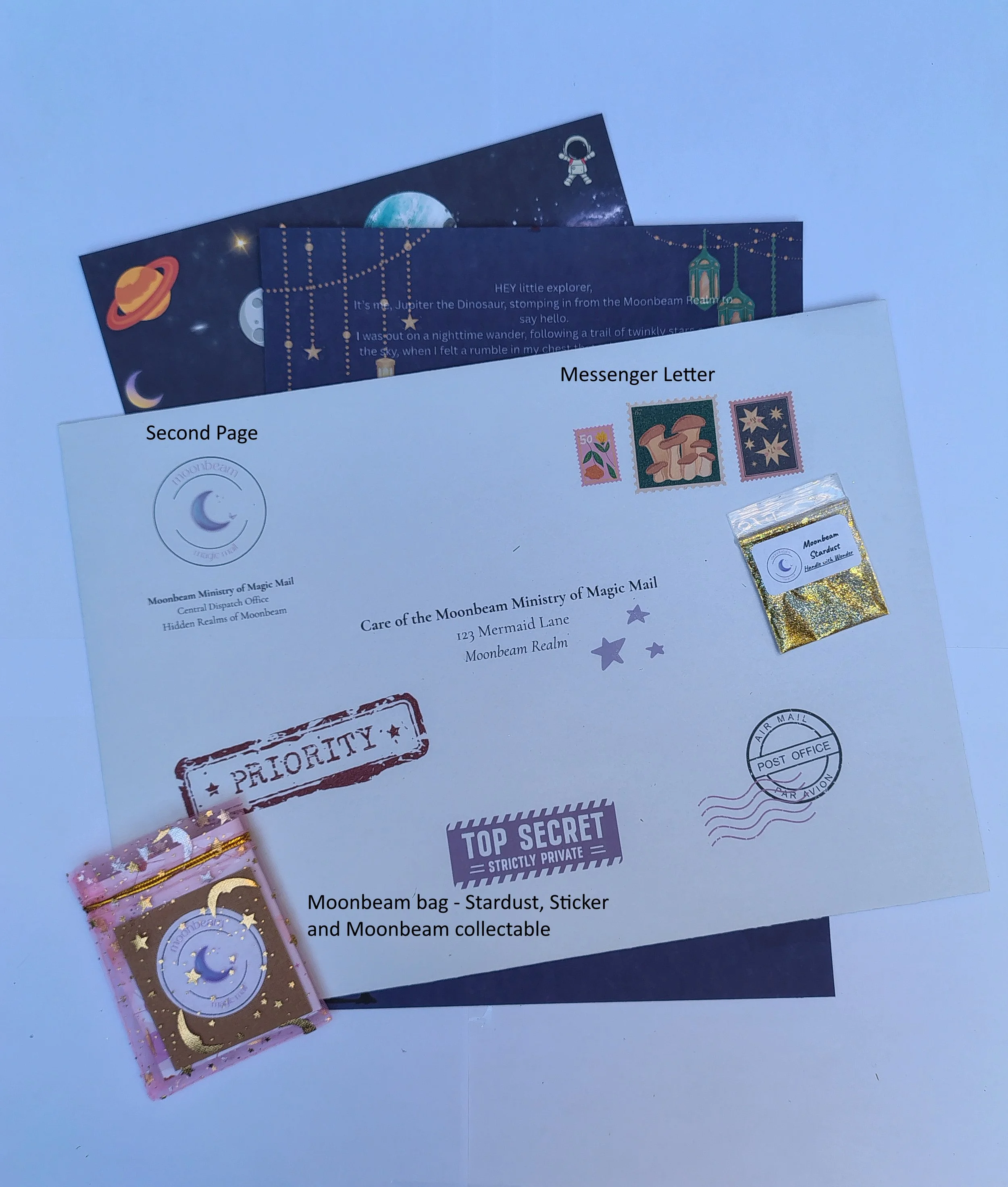 Jupiter the Dinosaur - Wonder Letter