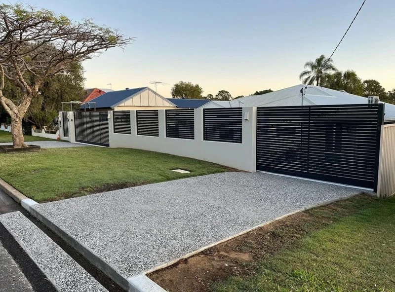 front-fence-block-pillars-aluminium panels.jpg