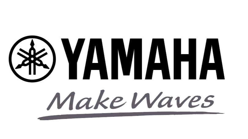 ヤマハのロゴとキャッチコピー 'Make Waves'
