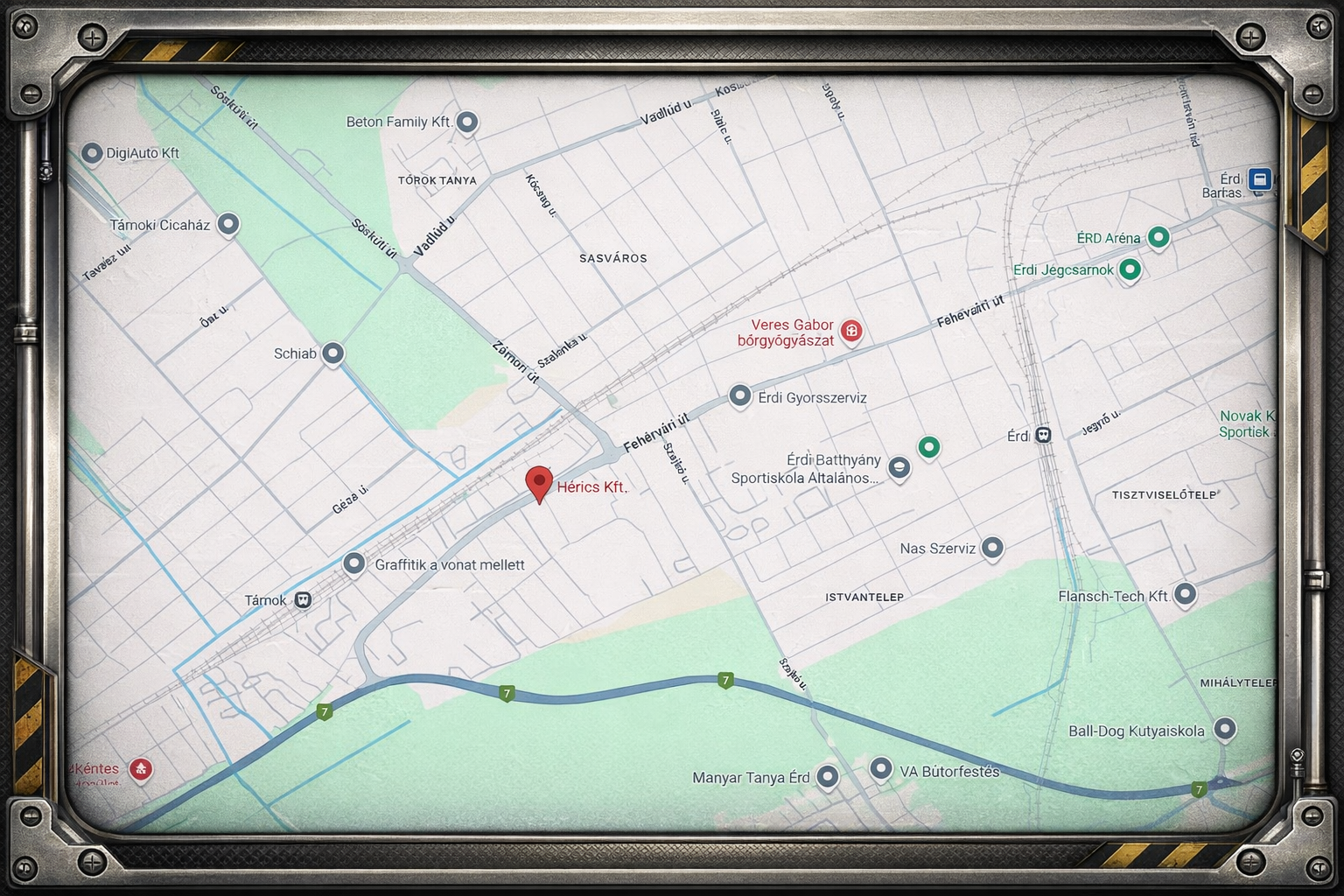 HÉRICS KFT. Google Térkép