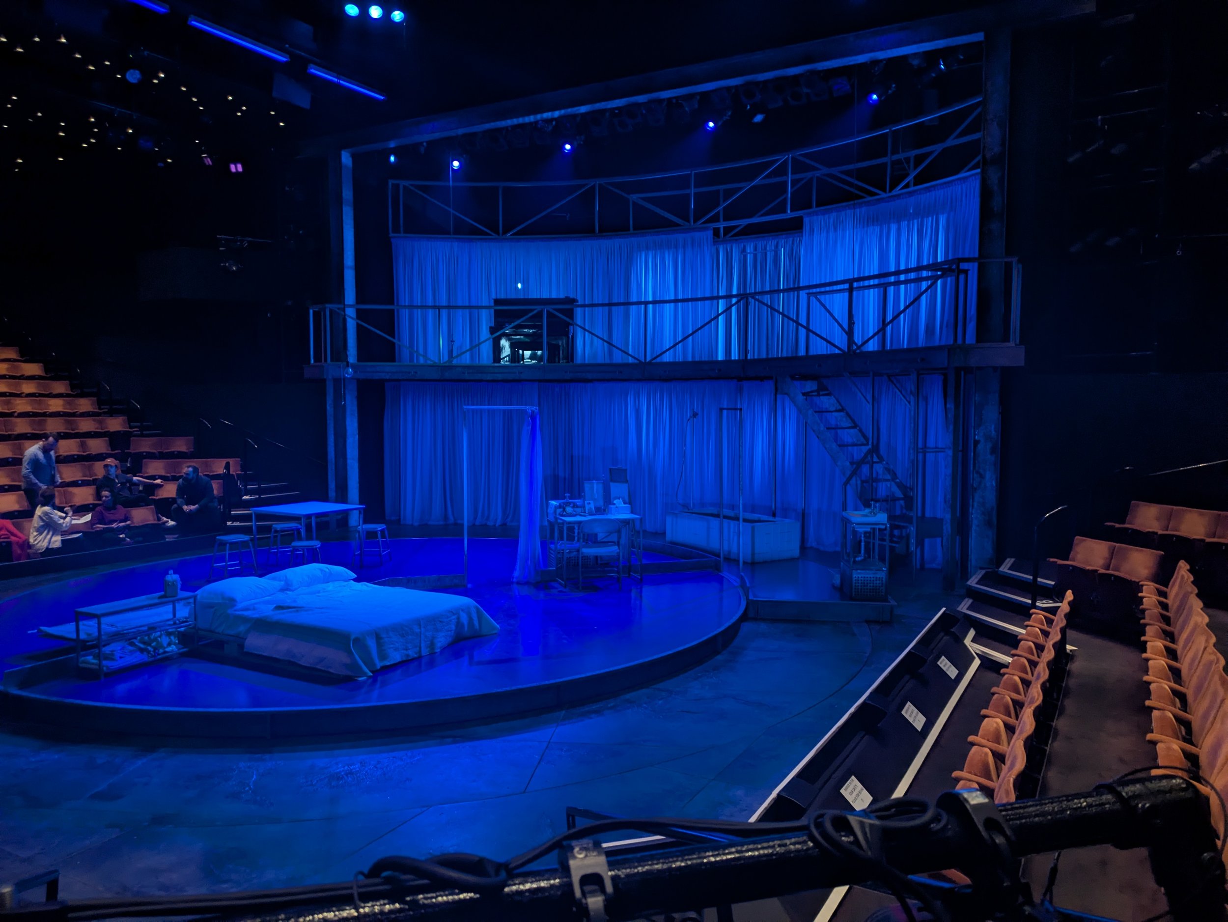 The production of 'A Streetcar Named Desire' at The Crucible Theatre in Sheffield. The lighting in this production was really cleverly used during Blanche's worst moments, really pulling you into it with her.