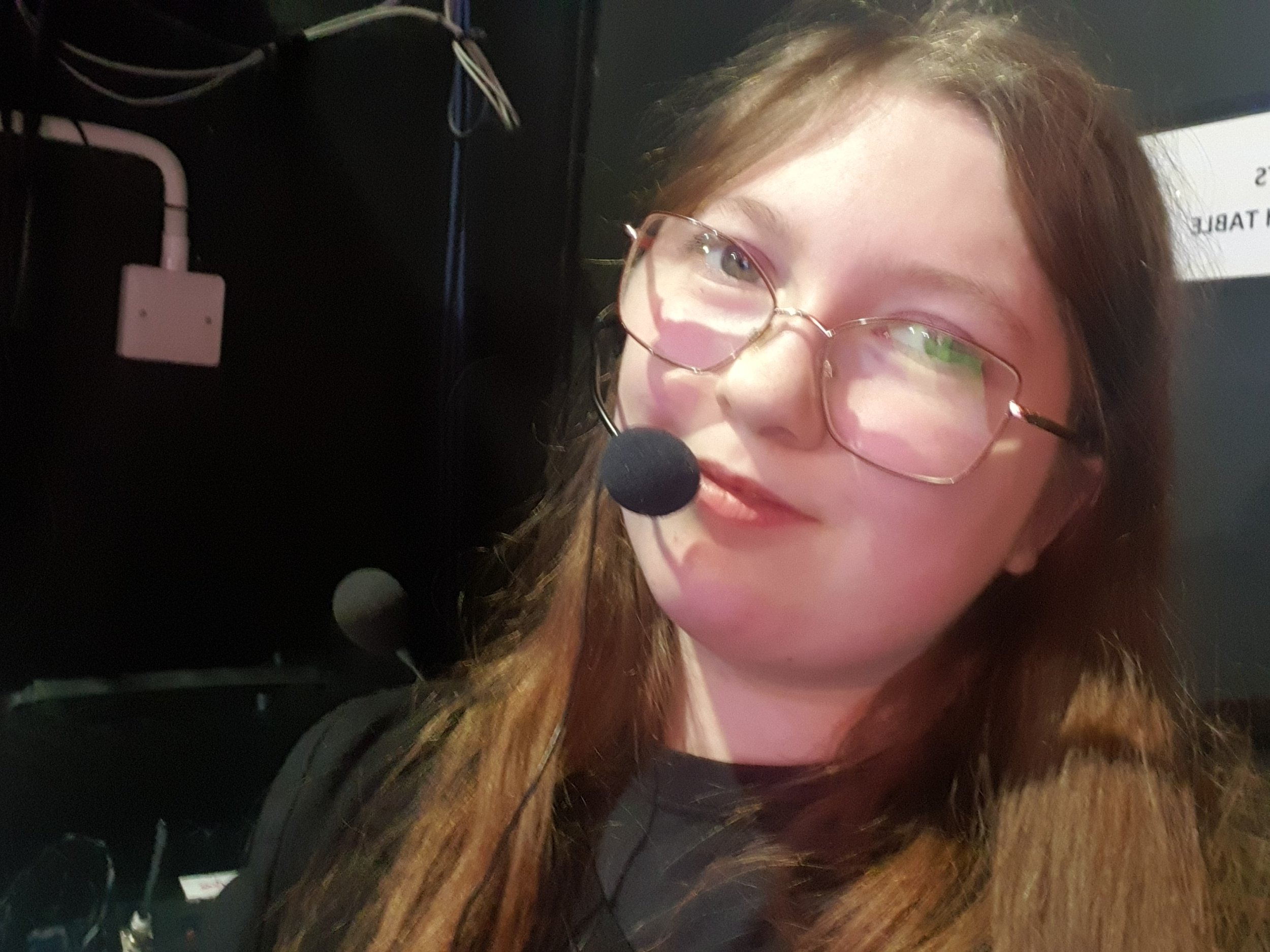 During the next festival, I also was given a radio, where I would communicate with FOH and tech. My role as a stage manager was to ensure everything was running smoothly, and that everyone knew what was happening. This also included lots of running a