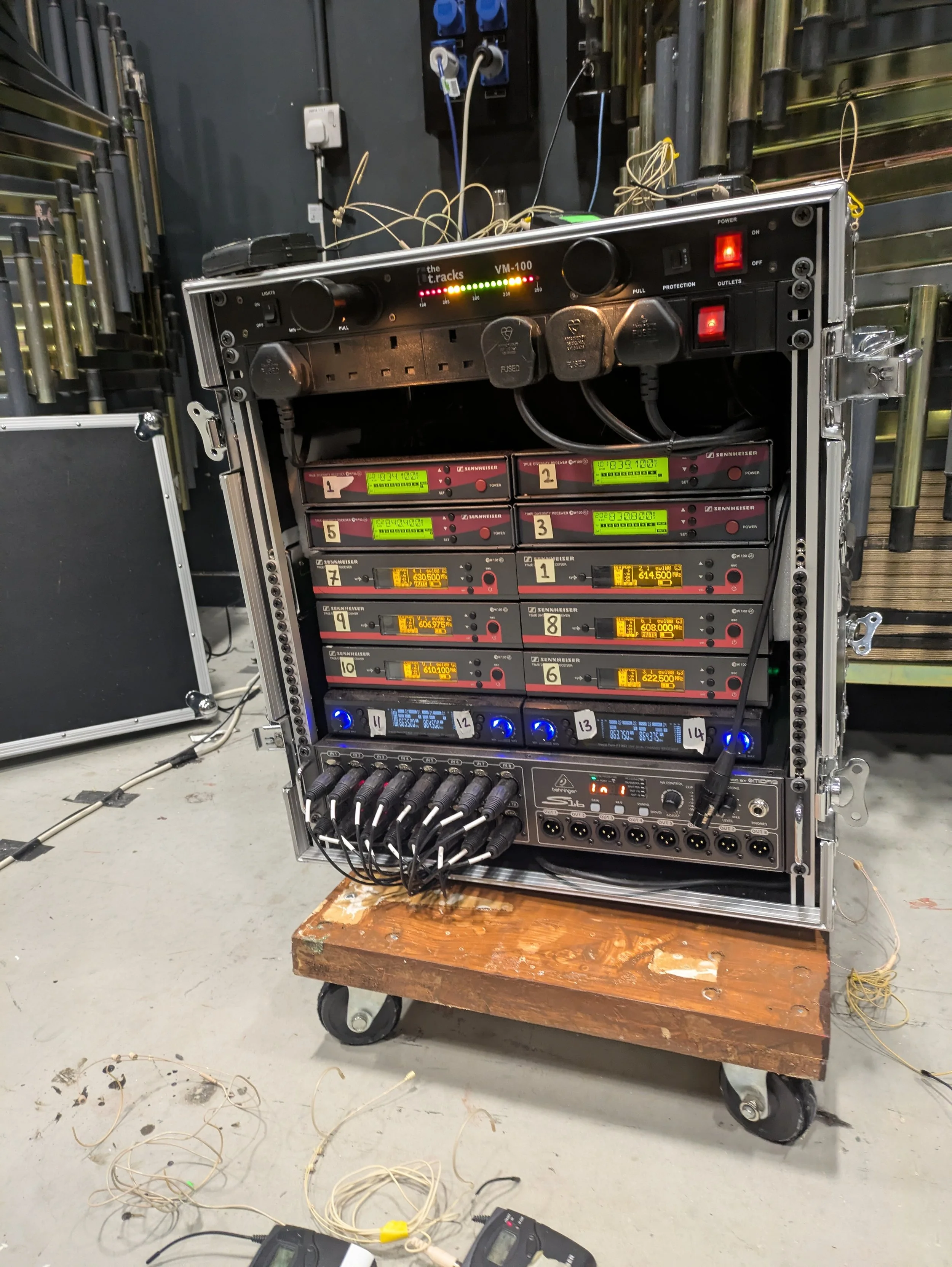 I even got to learn to some extent how to use the rack units, which was something I'd always struggled with.