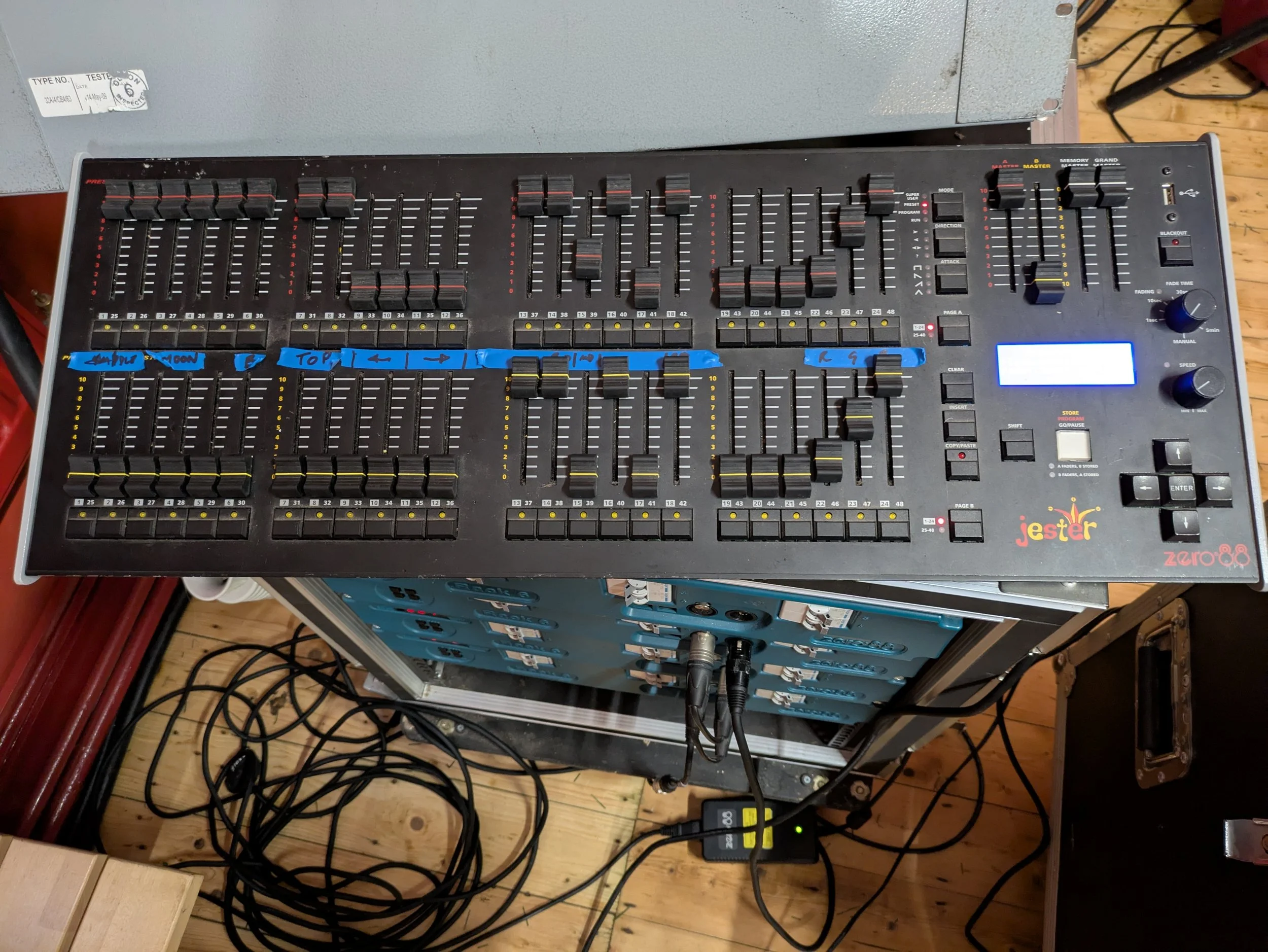 Additionally, when I was working on Far Out Theatre's 'Treasure Island', I was the only technician at one venue. I was therefore tasked not only with the sound, but also with the lighting using a Joker Zero88.