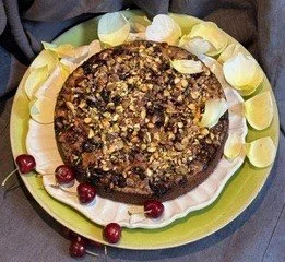 Cherry Pistachio Cake