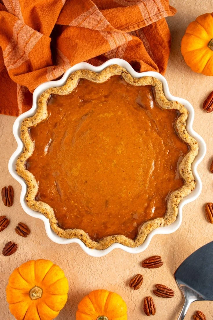 Jacqui Pickles' Pumpkin Pie with Pecan Pie Crust