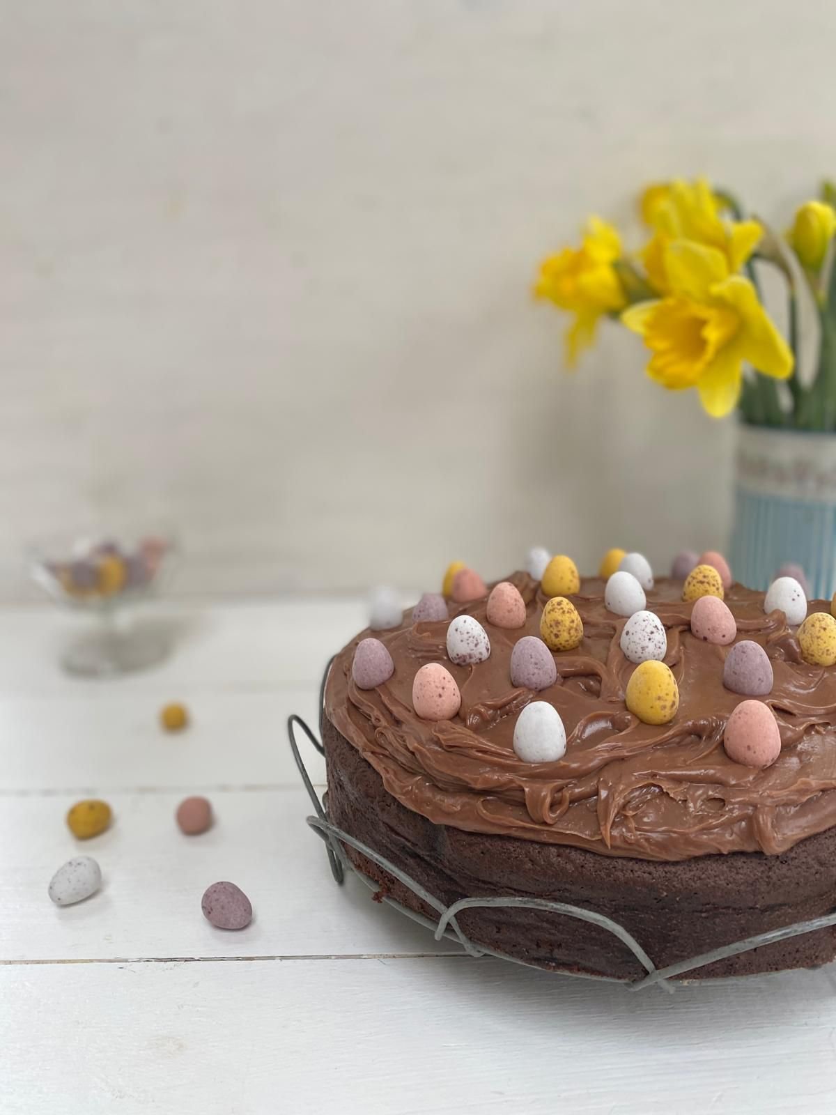 Chocolate, Fudgy Easter Cake by Dame Miranda Gore Browne