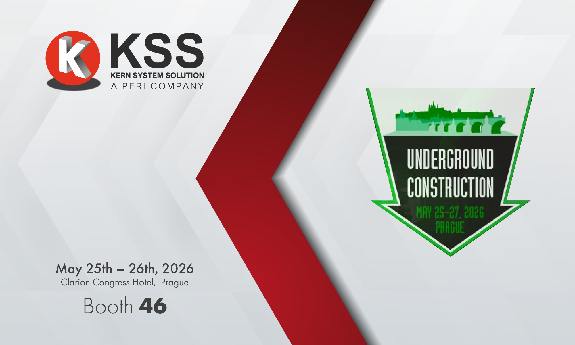 Meet us at the Clarion Congress Hotel in Prague from 25th to 27th May 2026.