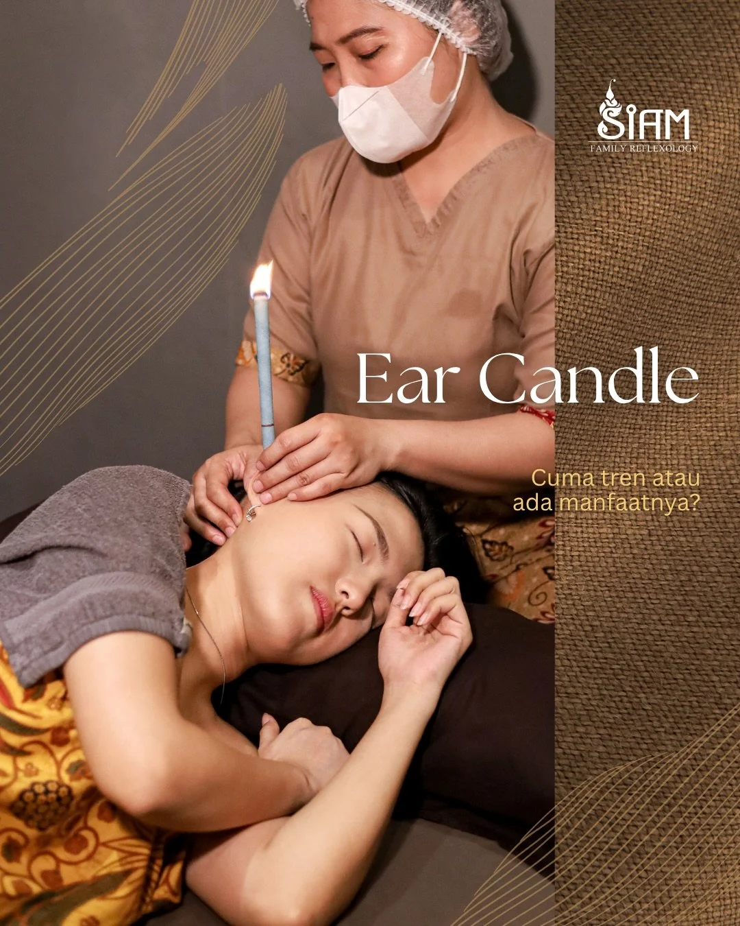 Ear candle cuma tren atau beneran ada rasanya? 🕯️✨

Bukan sekadar ikut-ikutan, banyak yang datang justru karena efek rileksnya yang beda
Hangatnya pelan, bikin kepala terasa lebih ringan, pikiran ikut tenang 🌿
Yuk, cobain sensasinya Ear Candle di S