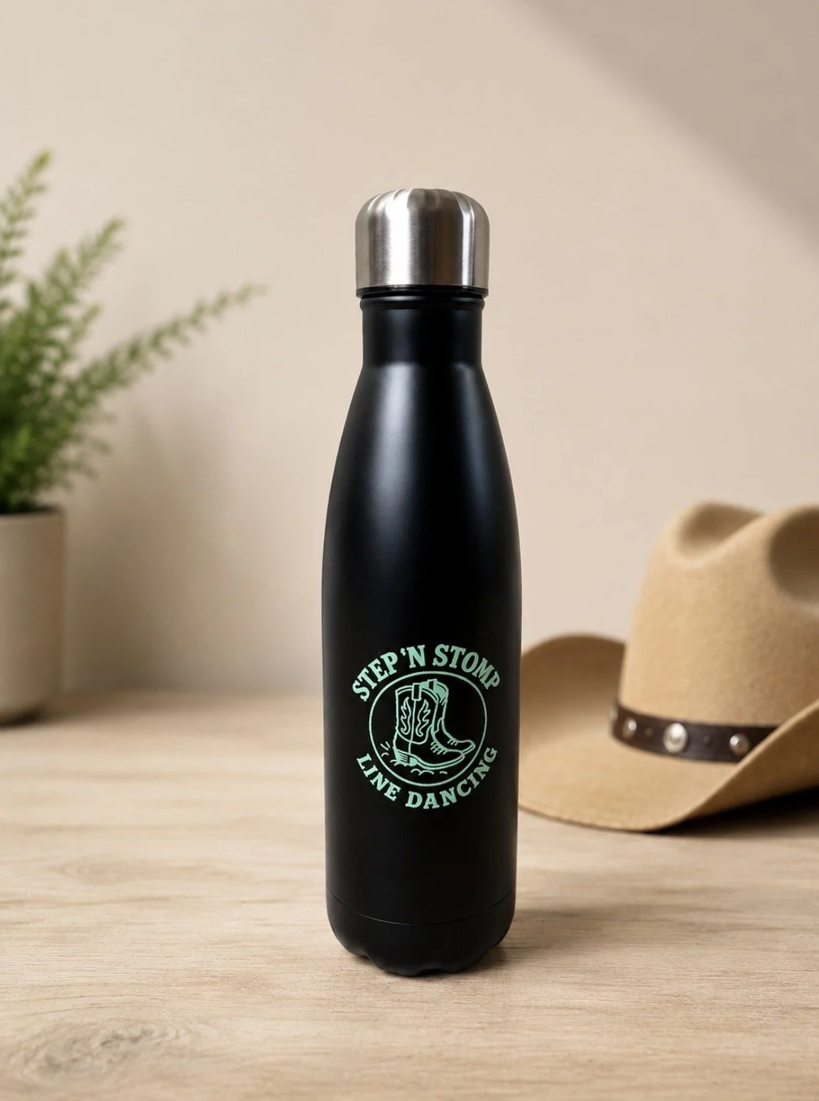 Step n Stomp Line Dancing Insulated Water Bottle