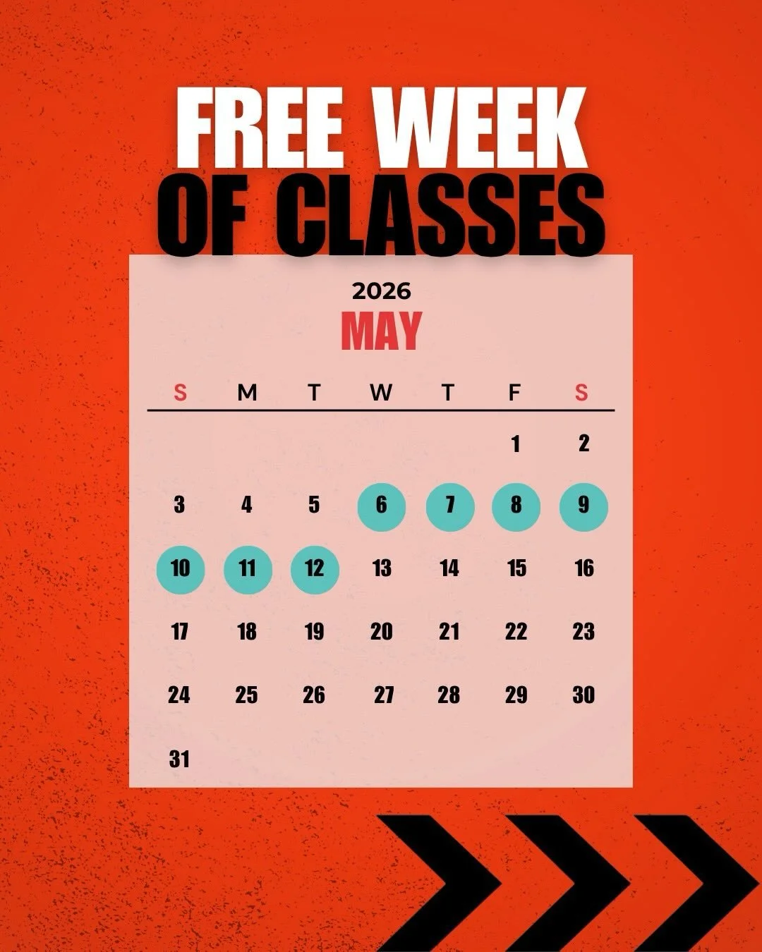 F R E E  W E E K 🚨‼️

We&rsquo;re so excited to offer a full week of free classes! ❤️ Whether you&rsquo;re brand new to fitness or a regular, this is the perfect time to try something new, bring a friend, and experience everything we have to offer ?